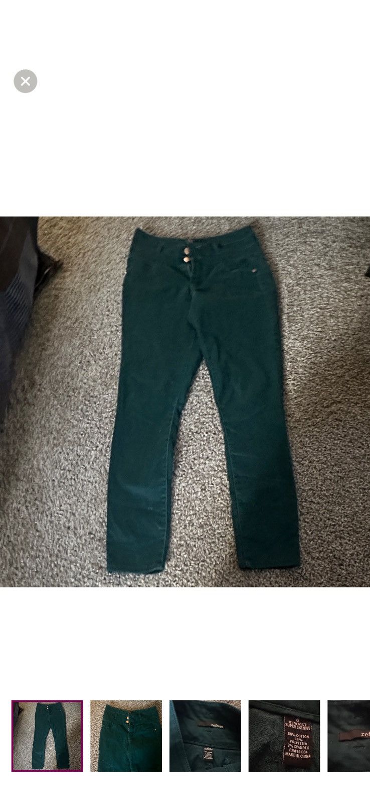 Other Teal pants Size 28" / US 6 / IT 42 - 1 Thumbnail
