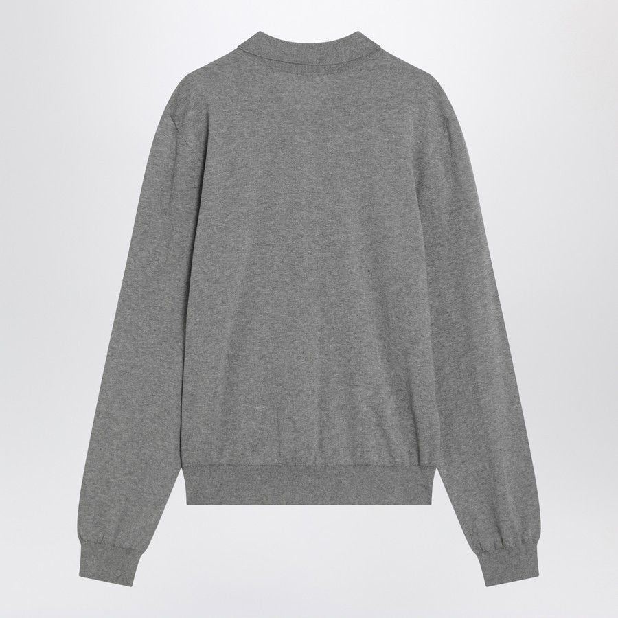 Celine o1d2blof0226 Cotton Polo Shirt in Gray Size US XL / EU 56 / 4 - 2 Thumbnail