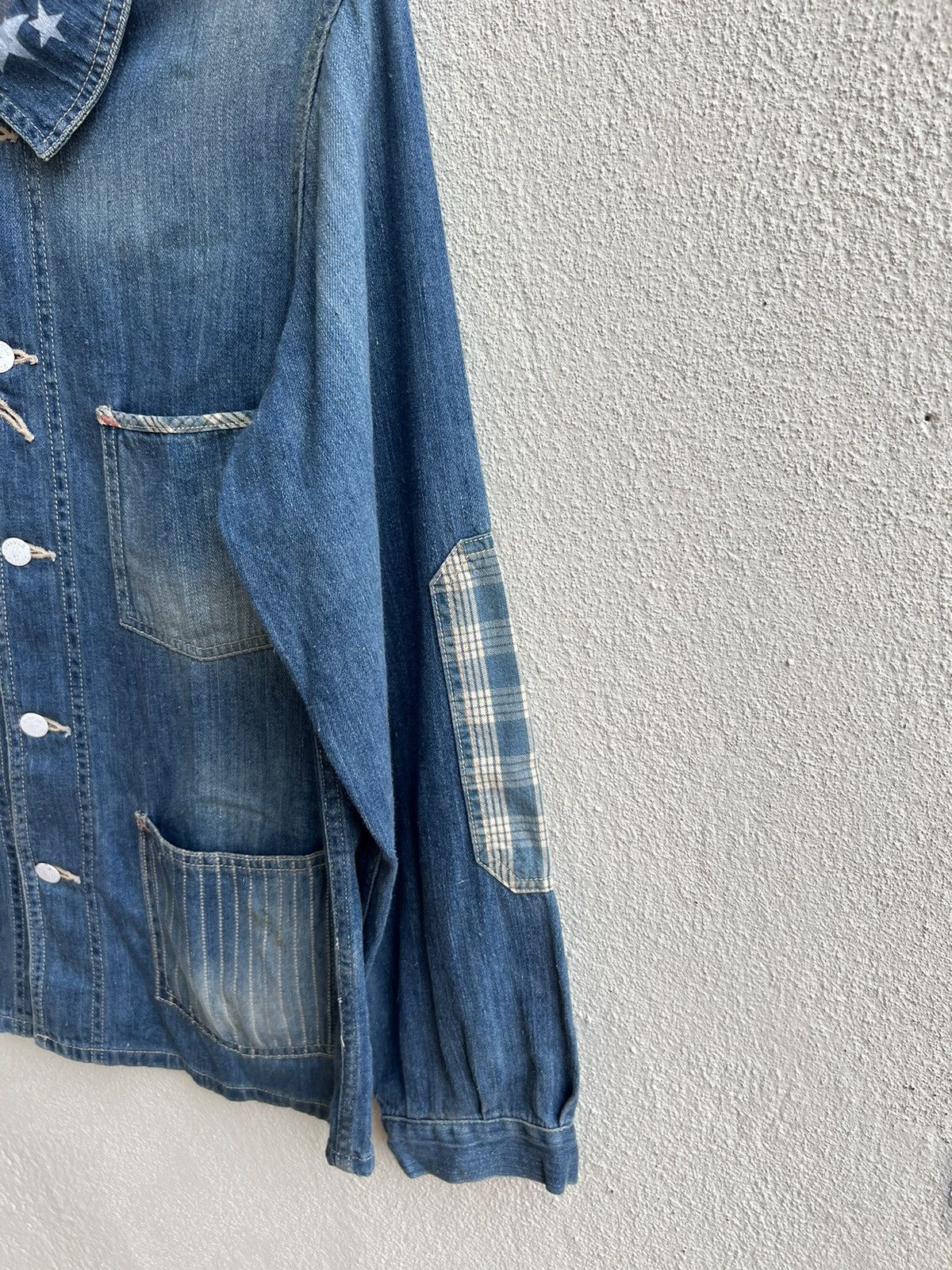 Porter Classic Porter Classic Light Denim Multiple Pocket Chore Jacket Size US S / EU 44-46 / 1 - 11 Thumbnail