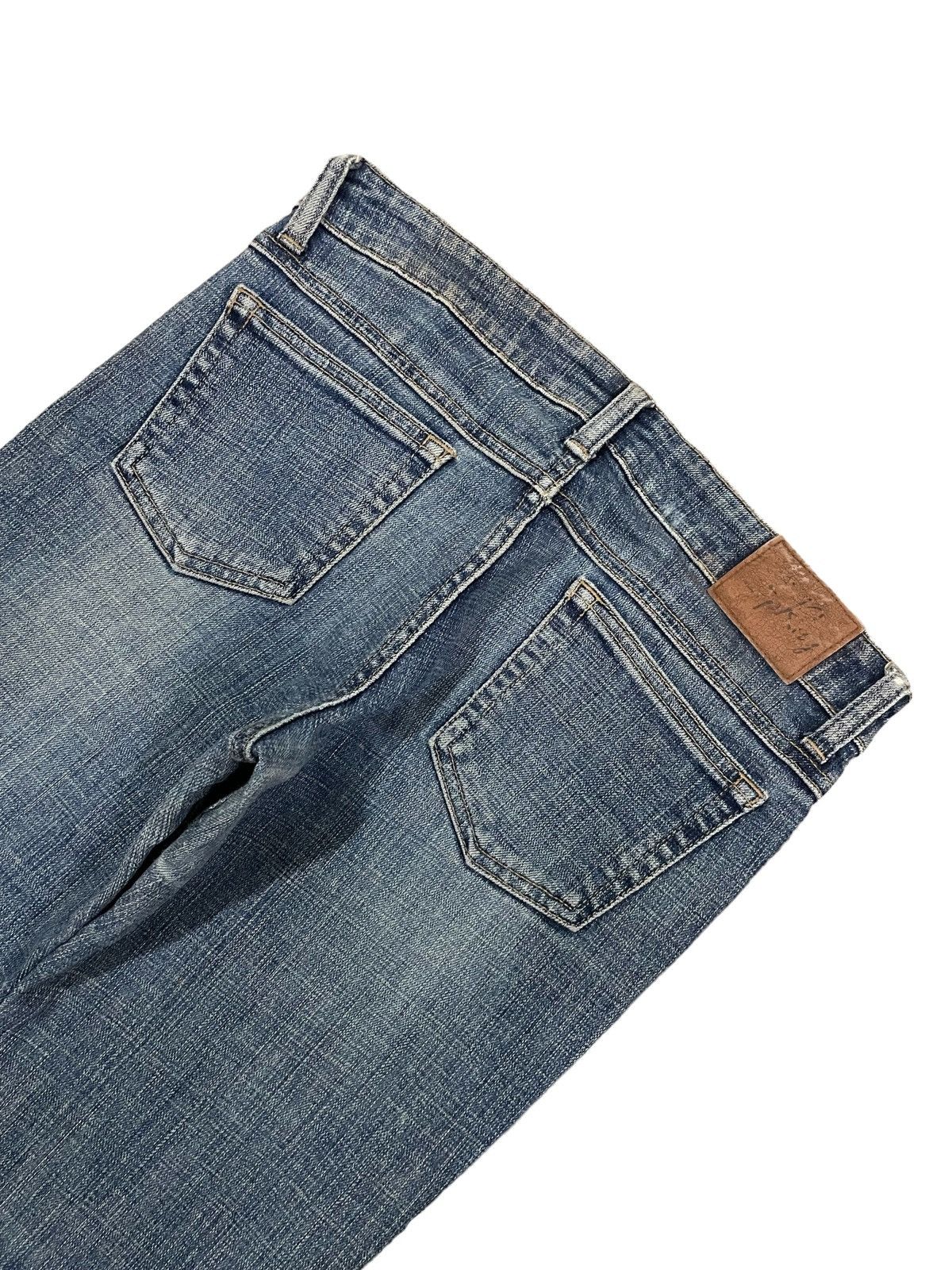 Beauty Beast Vintage Japanese Brand Denim MidWaist BlueWash Bootcut Jeans Size 29" - 9 Thumbnail