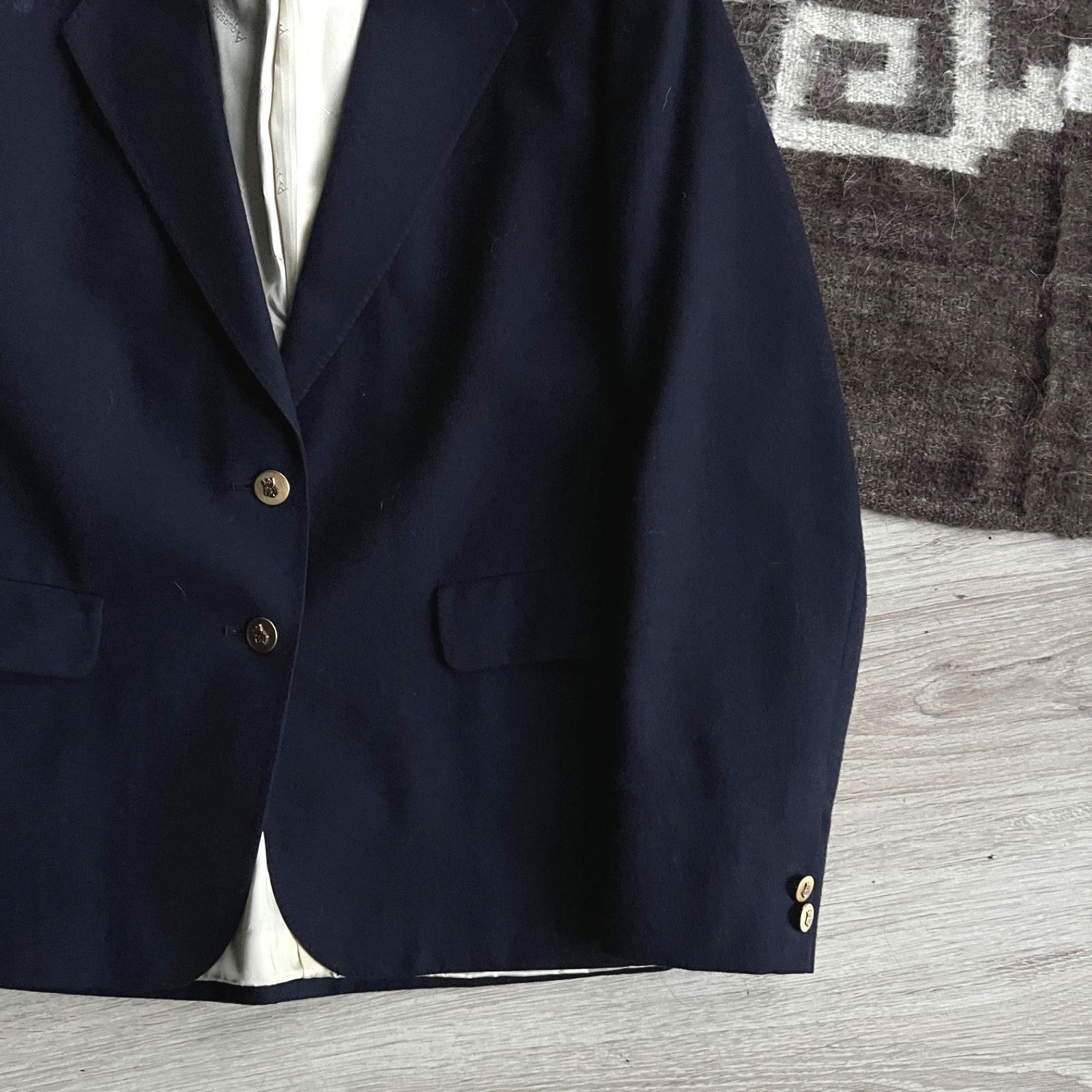 Aquascutum Aquascutum Vintage Wool Tailored Blazer Jacket 9725AC Size M / US 6-8 / IT 42-44 - 5 Thumbnail