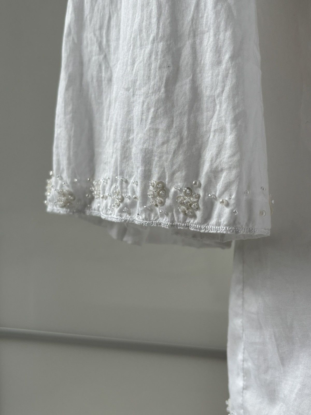 Designer Beaded flowy dress Size L / US 10 / IT 46 - 4 Thumbnail