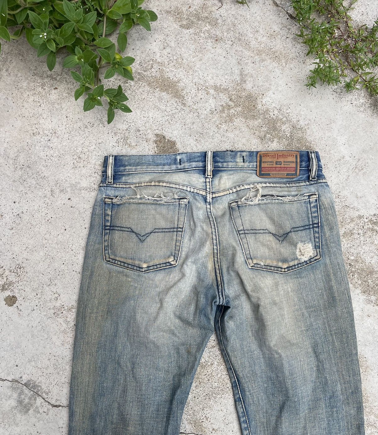 Diesel Vintage Diesel Industry RR55 Selvedge Denim Jeans Size US 30 / EU 46 - 11 Thumbnail