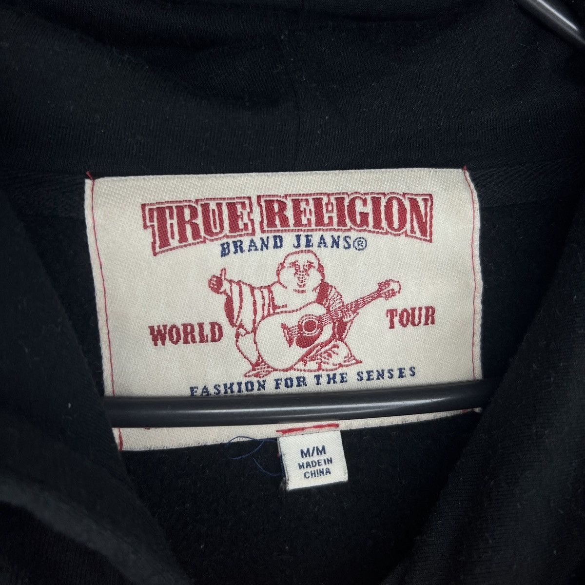 Japanese Brand × True Religion True Religion Hoodie Black Horseshoe Logo Gold Retro Drill Size US M / EU 48-50 / 2 - 5 Thumbnail