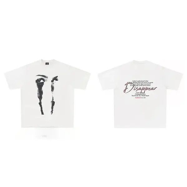 VIBE Streetwear Harajuku Cry Printed T-Shirt y2k Size US L / EU 52-54 / 3 - 8 Thumbnail