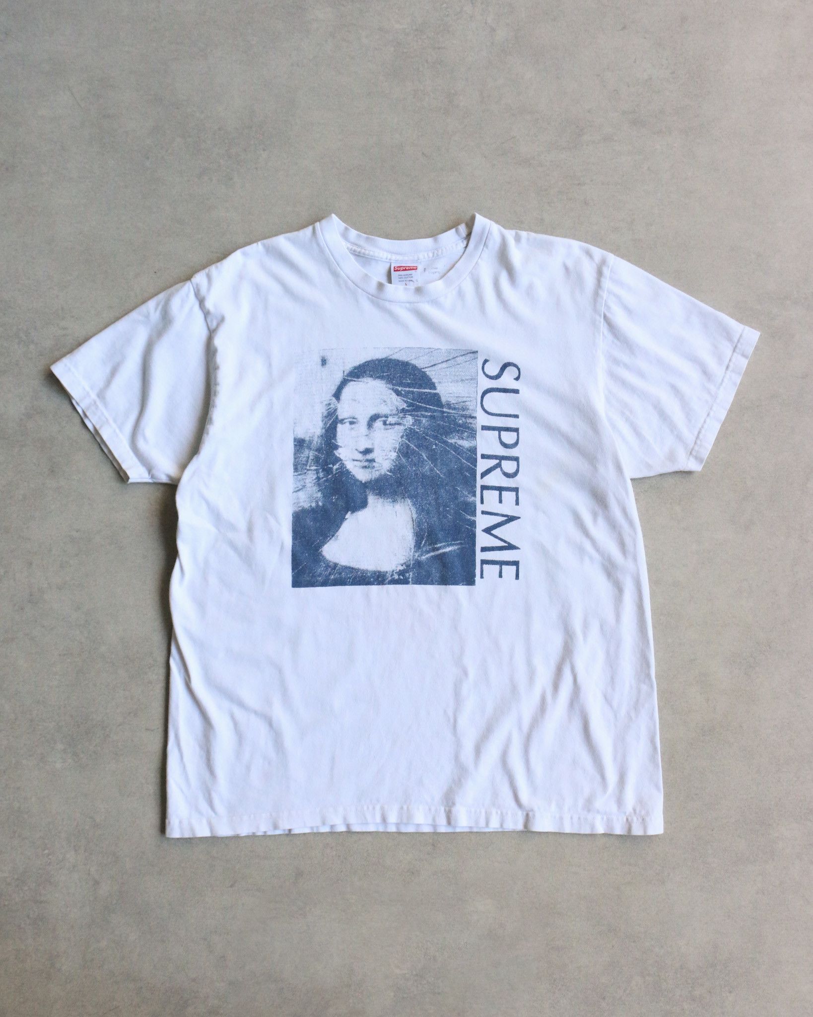 Supreme Supreme Mona Lisa Tee White Size US L / EU 52-54 / 3 - 1 Thumbnail