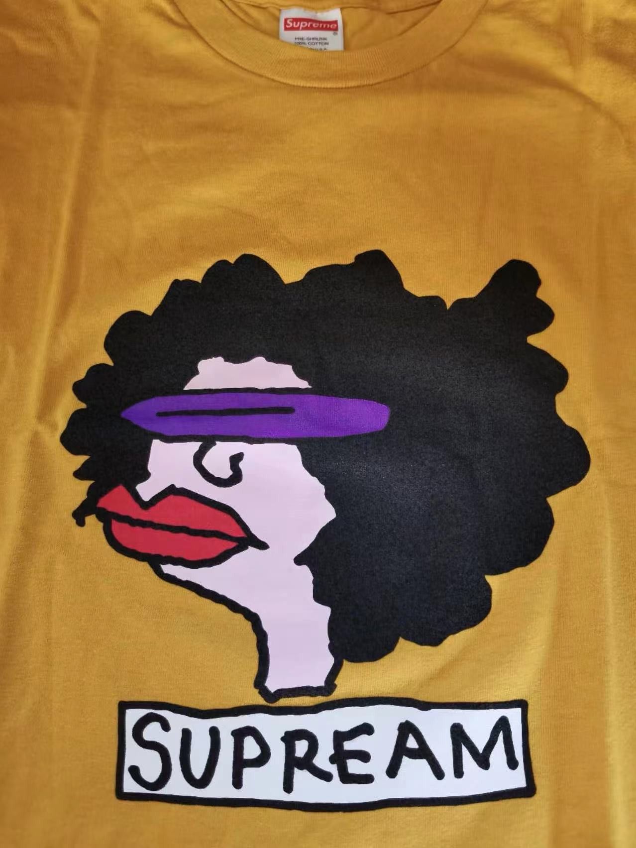 Supreme NEVER WORN* Supreme FW17 Gonz Tee Mustard Size US L / EU 52-54 / 3 - 3 Thumbnail