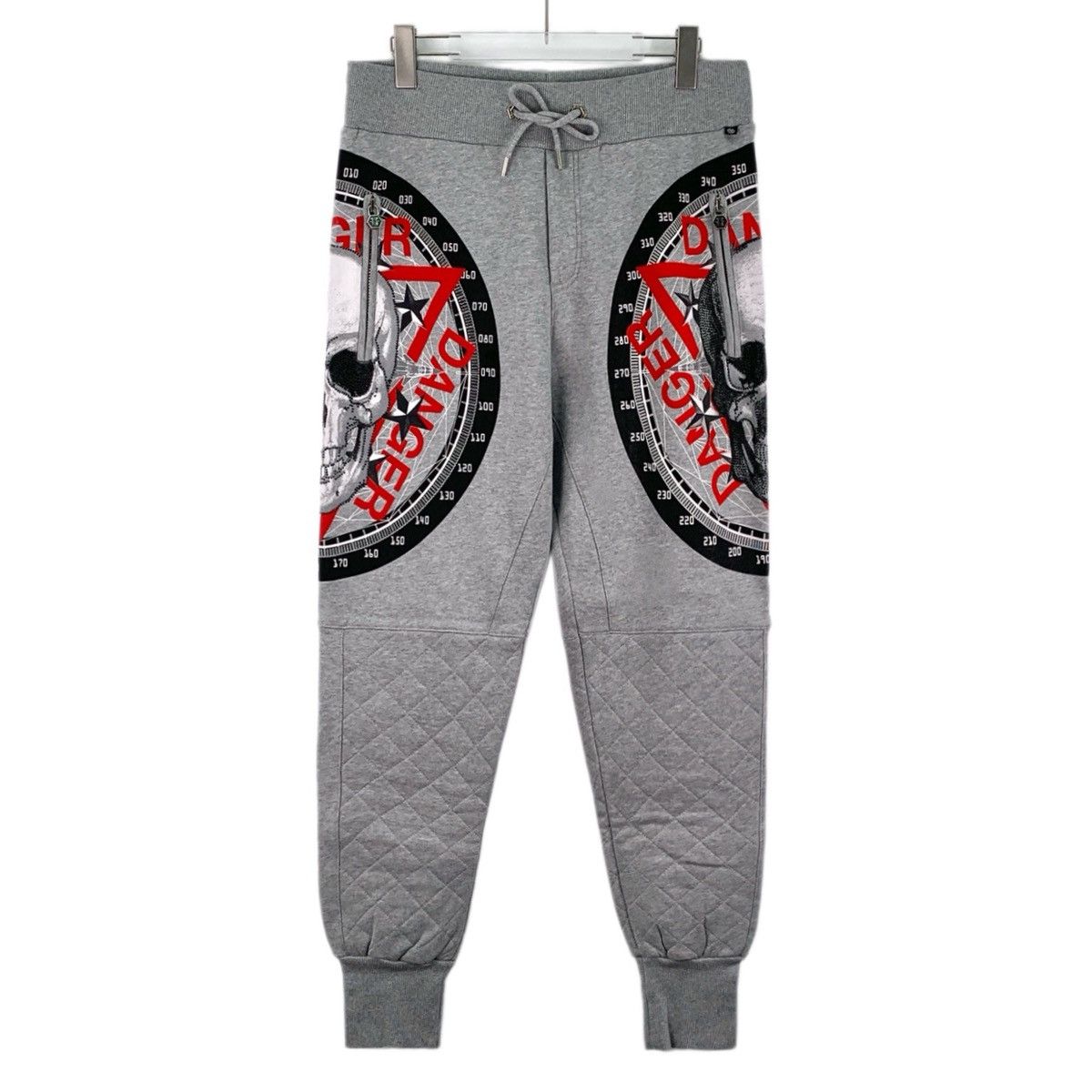 Philipp Plein Philipp Plein Grey Skull Printed Casual Sweatpants K26WX Size US 36 / EU 52 - 1 Thumbnail
