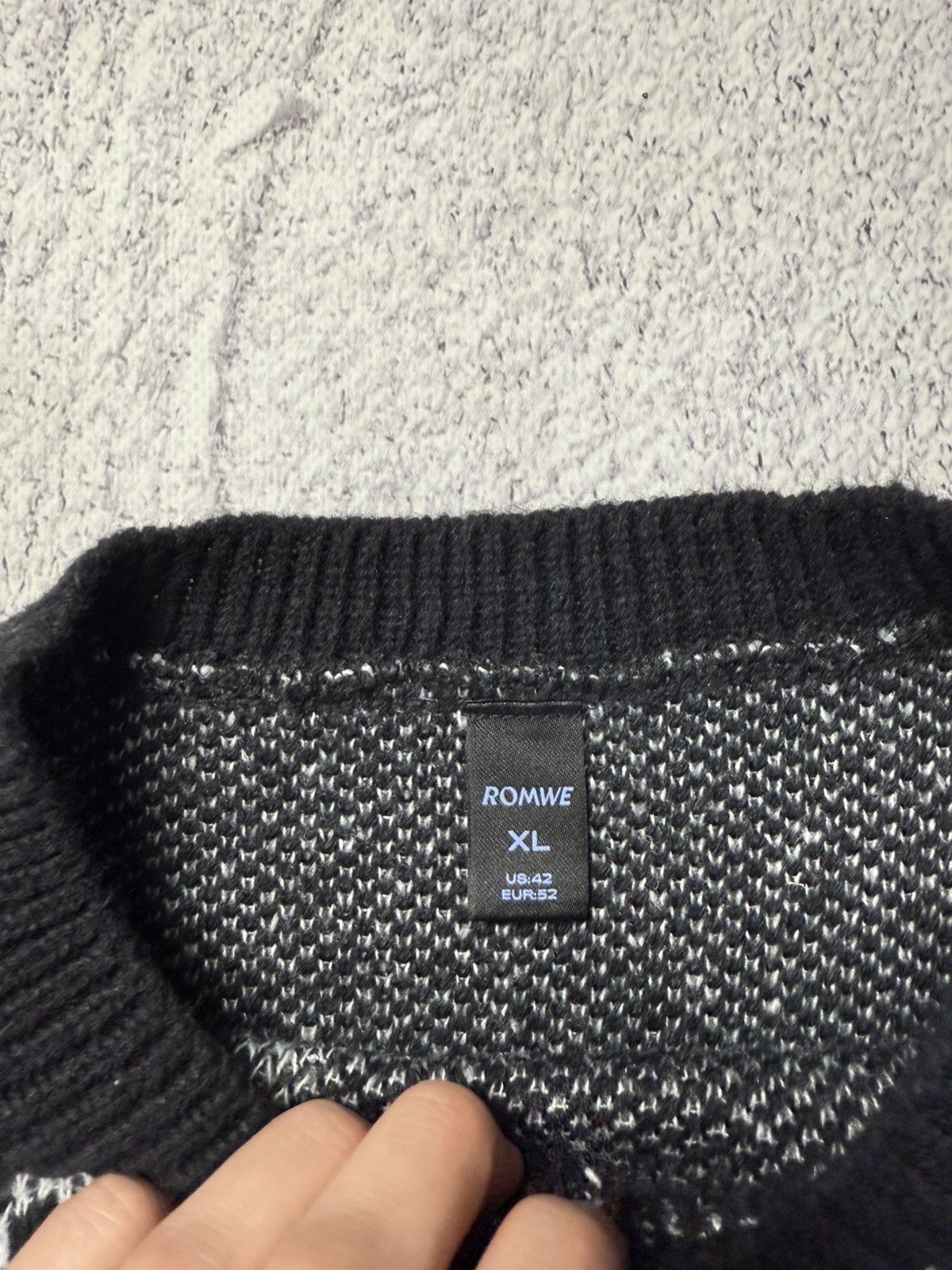 Japanese Brand Vintage Spider Web Knit Sweater Warm Pullover Jacquard Size US XL / EU 56 / 4 - 10 Thumbnail