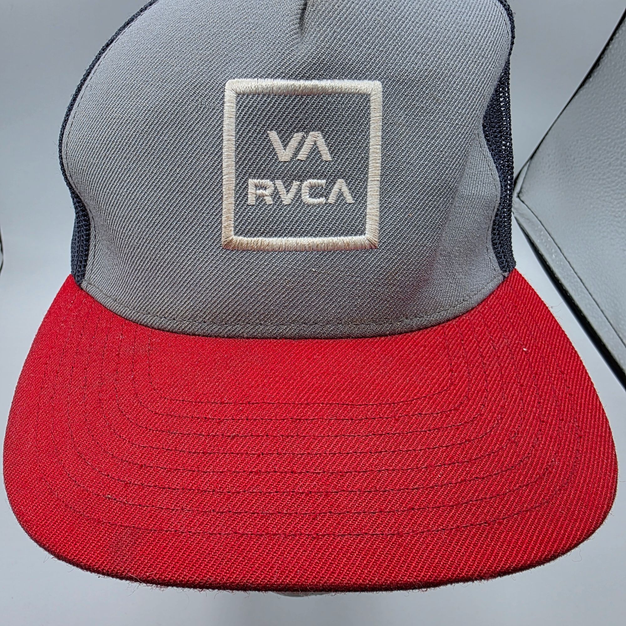 RVCA RVCA Mens VA All The Way Trucker Hat Mesh Back Breathable Ad Size ONE SIZE - 9 Thumbnail