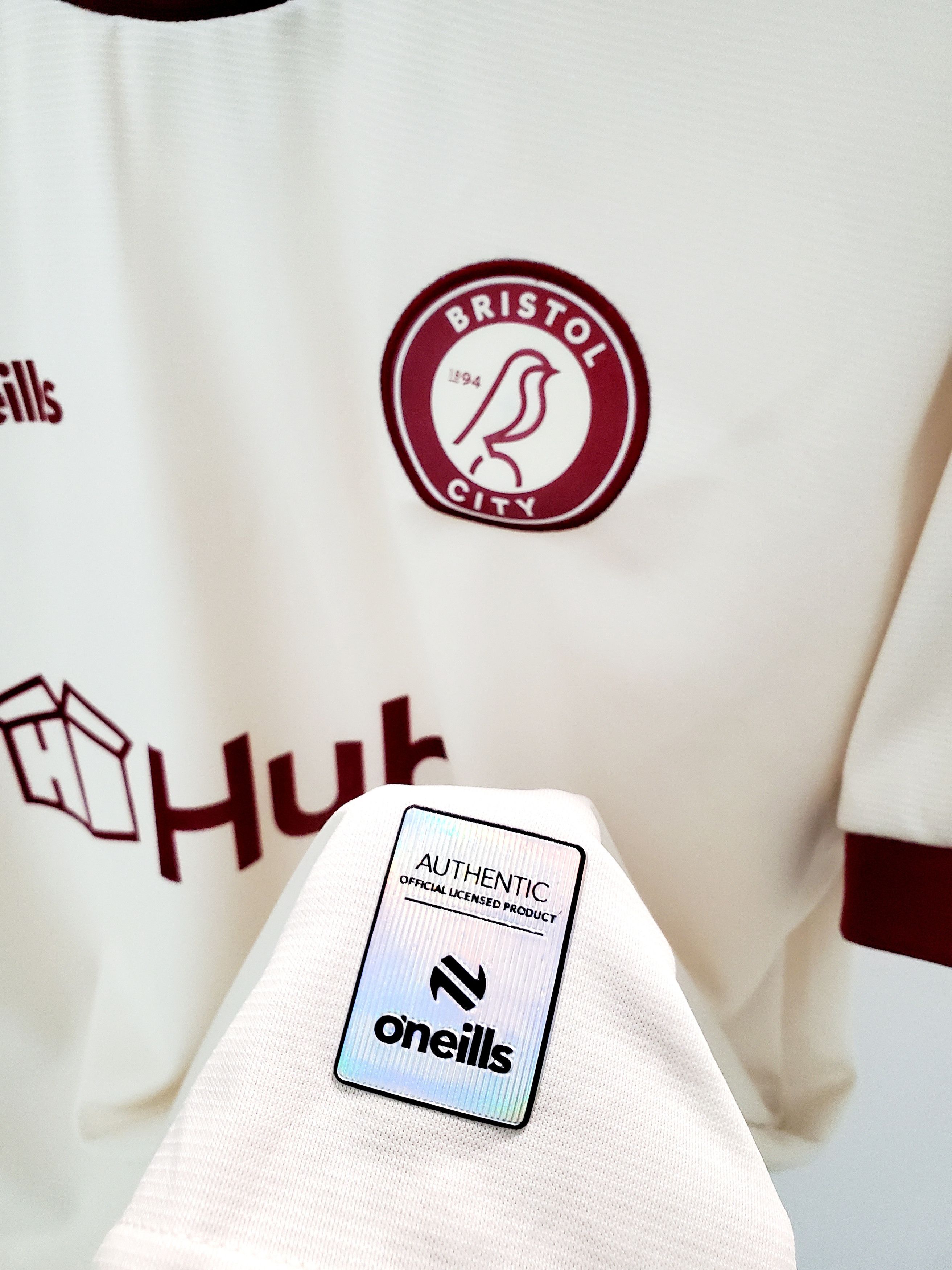 O'Neills Bristol City 2024-25 Away soccer jersey new condition S,M Size US S / EU 44-46 / 1 - 4 Thumbnail