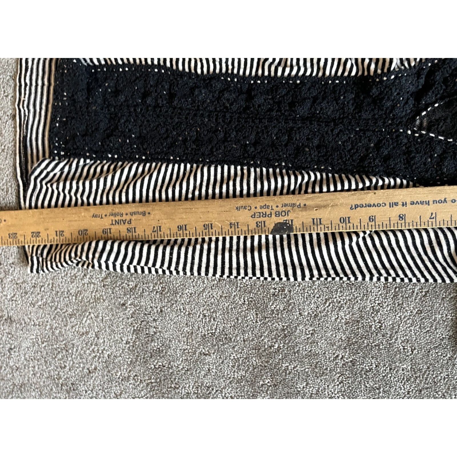 Vintage VINTAGE We The Free Striped Tee Shirt XS Black Square Neck Short Sleeve Womens Adult XS Black Striped Square Neck Tee Shirt Size XS / US 0-2 / IT 36-38 - 5 Thumbnail