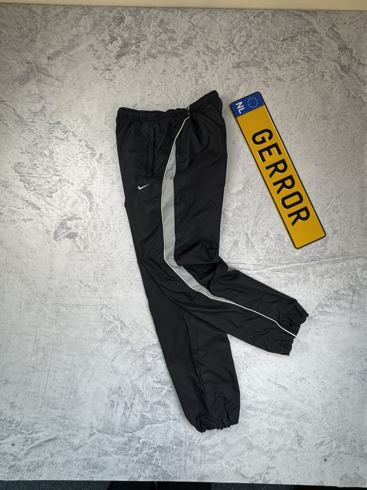Nike × Vintage NIKE VINTAGE BASIC LOGO OVERSIZE BAGGY PANTS Size US 32 / EU 48 - 3 Thumbnail