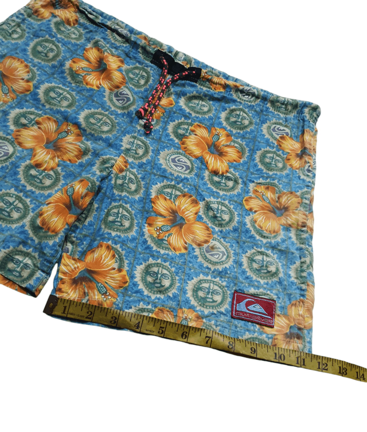 Quiksilver × Vintage Rare! 🔥 80s Quiksilver Surf Skate Volley Swim Shorts Cotton Size US 34 / EU 50 - 8 Thumbnail