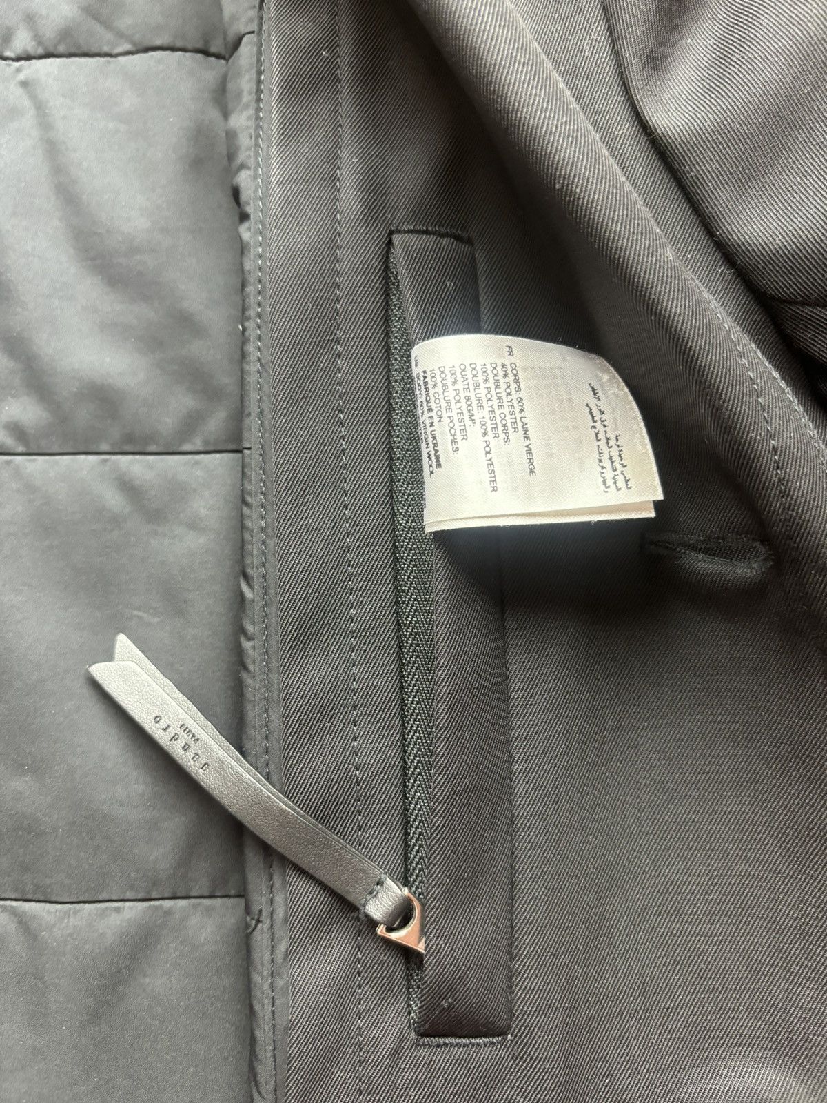 Sandro Sandro Quilted Coat Black Size US L / EU 52-54 / 3 - 7 Thumbnail
