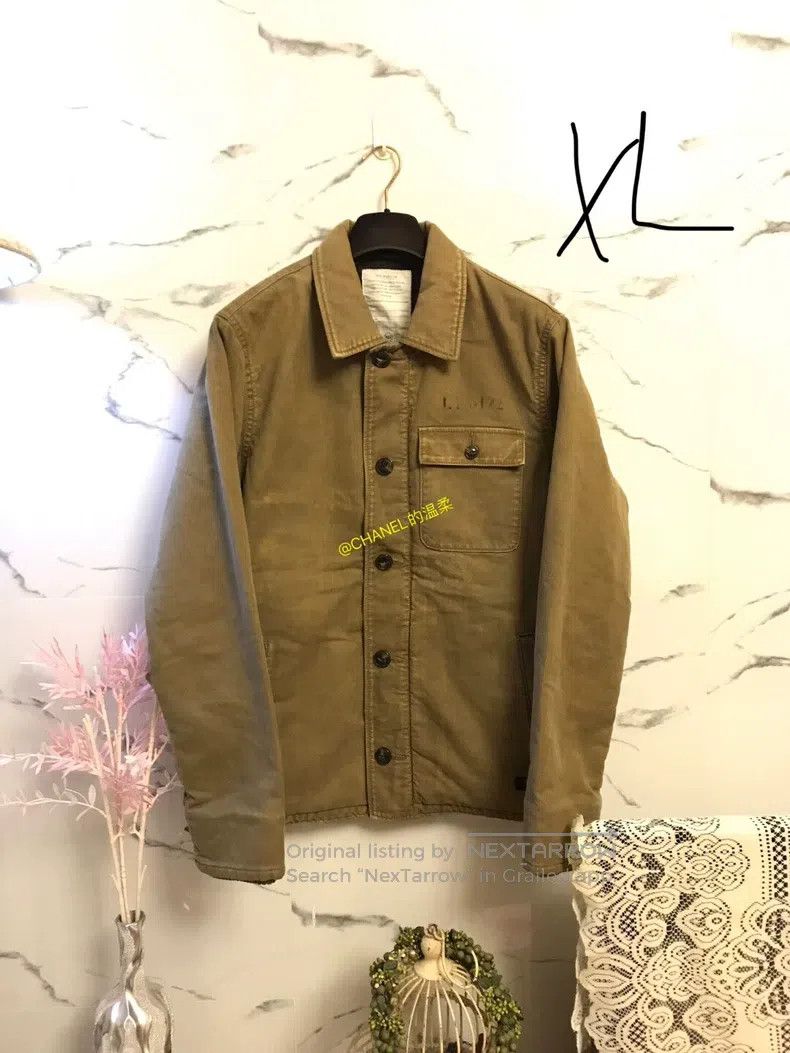 Neighborhood Neighborhood Heavy Washed Wool Cotton Jacket Coat Size US XL / EU 56 / 4 - 1 Thumbnail