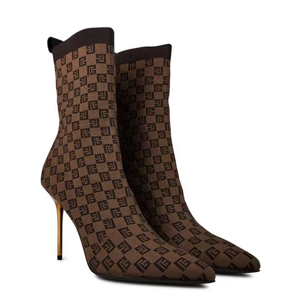 Balmain o1g2r1mq0924 Ankle Boots in Brown Size US 10 / IT 40 - 3 Thumbnail