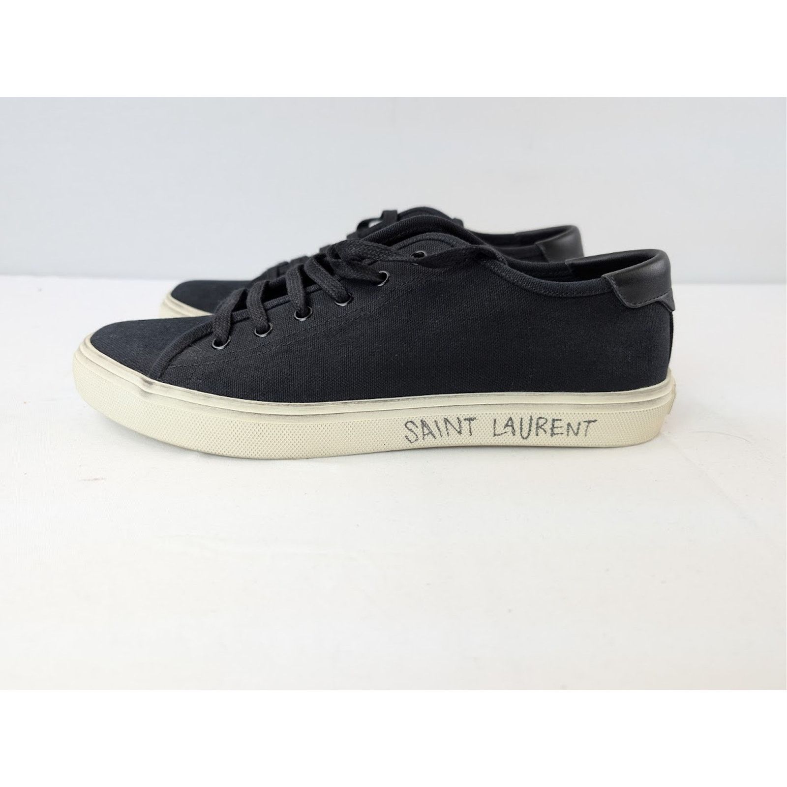 Saint Laurent Paris o1rshd1 Malibu Low-Top Sneakers in Nero Size US 10 / EU 43 - 9 Thumbnail