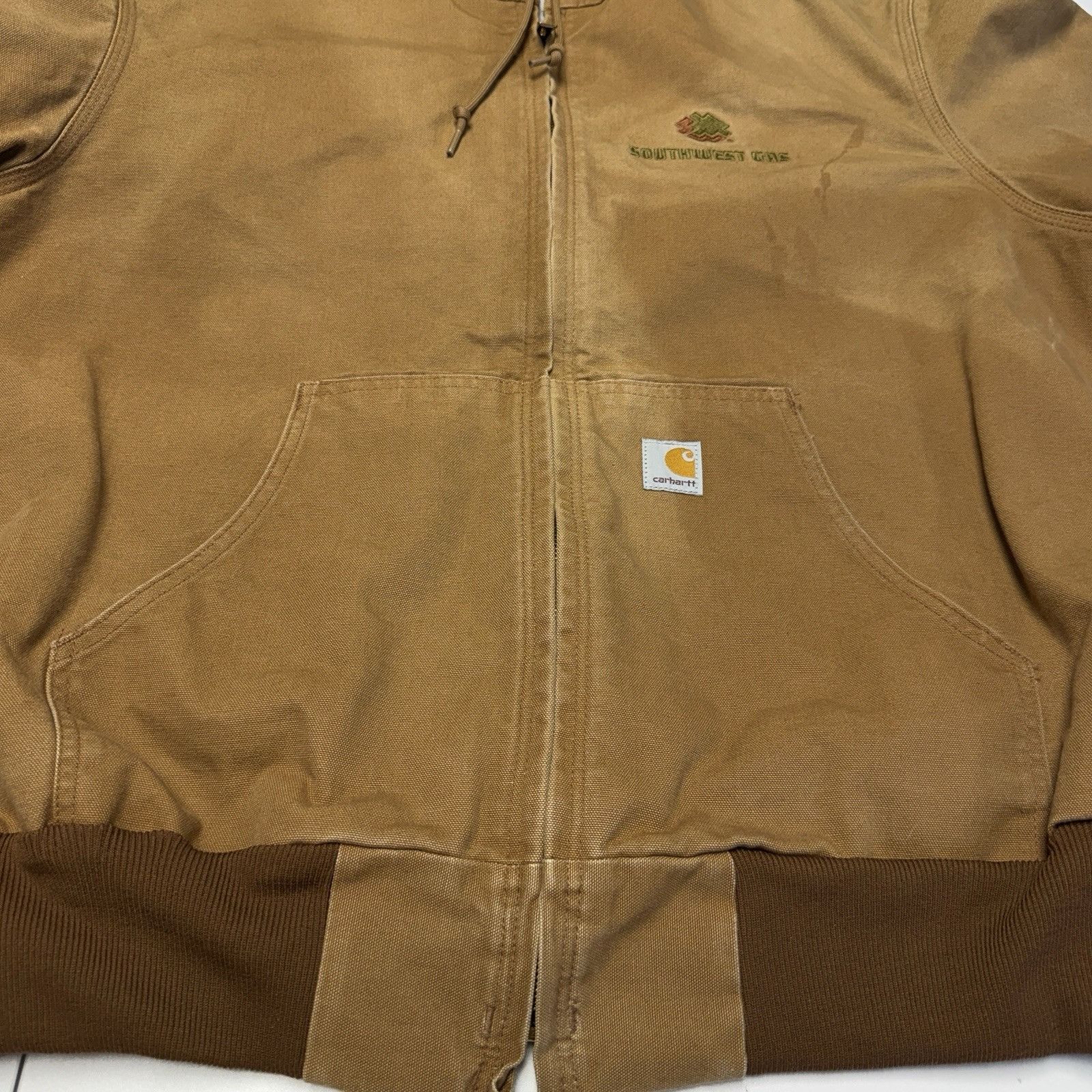 Carhartt Vintage Carhartt J131 Jacket Mens XL Brown Thermal Lined Wor Size US XL / EU 56 / 4 - 7 Thumbnail