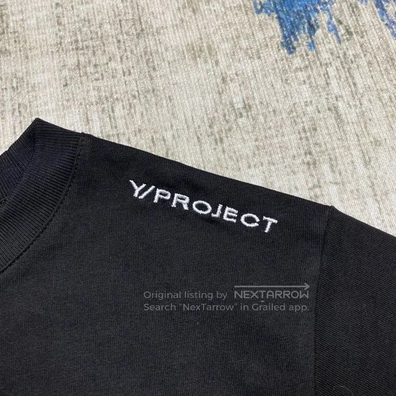 Y/Project YProject Letter Print Round Neck Short Sleeve Bodysuit. Size US 36 / EU 52 - 2 Thumbnail