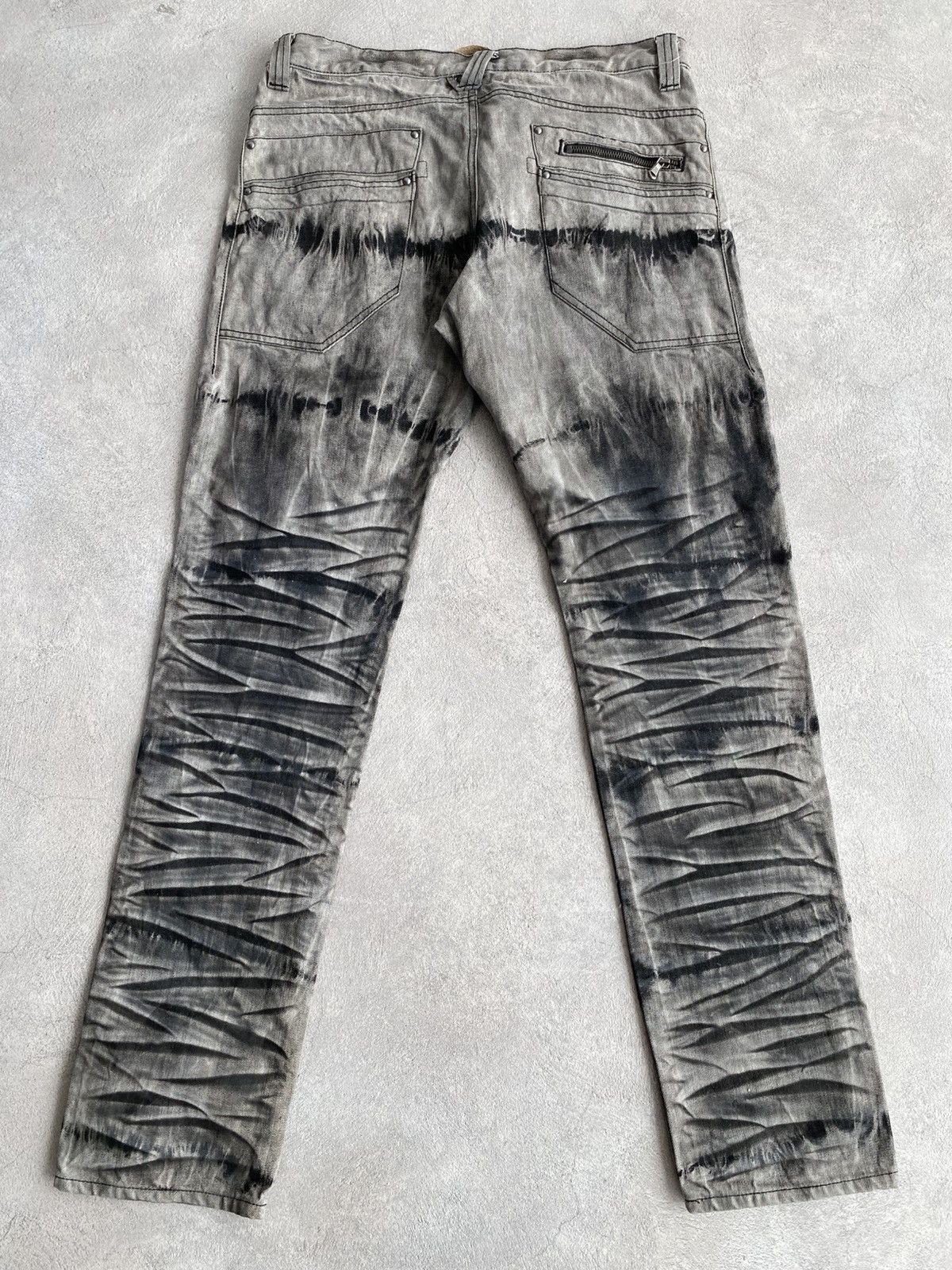 Japanese Brand × Tornado Mart Semantic Design Tiger Stripe Jeans Size US 33 - 9 Thumbnail