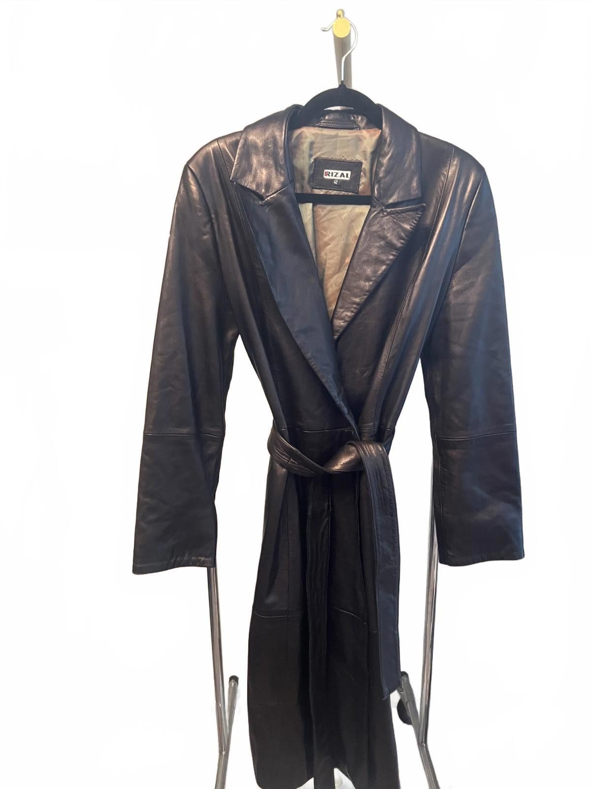 Emiliano Rinaldi Rizal Bronze Vintage Lamb Leather Women's Trench Coat sz 42 Size L / US 10 / IT 46 - 1 Thumbnail