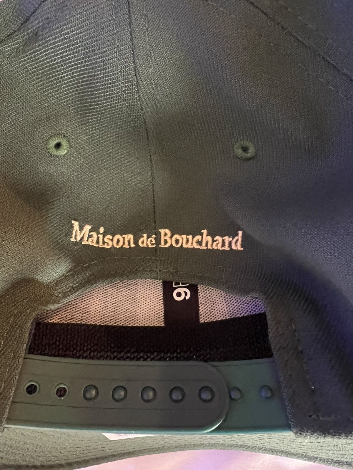 New Era Maison De Bouchard green stretch new era snap hat Size ONE SIZE - 4 Thumbnail