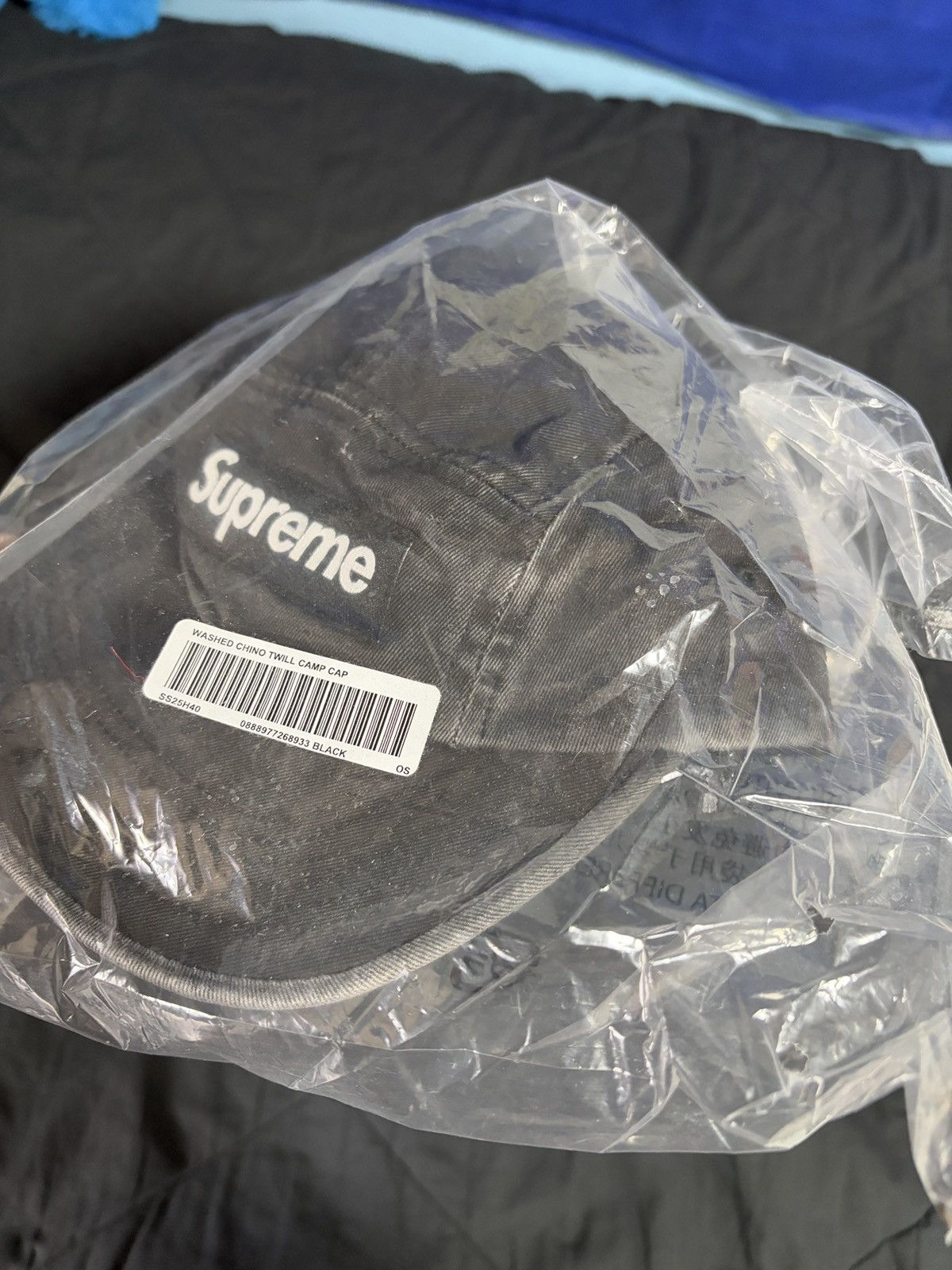 Supreme Supreme washed black hat Size ONE SIZE - 1 Thumbnail
