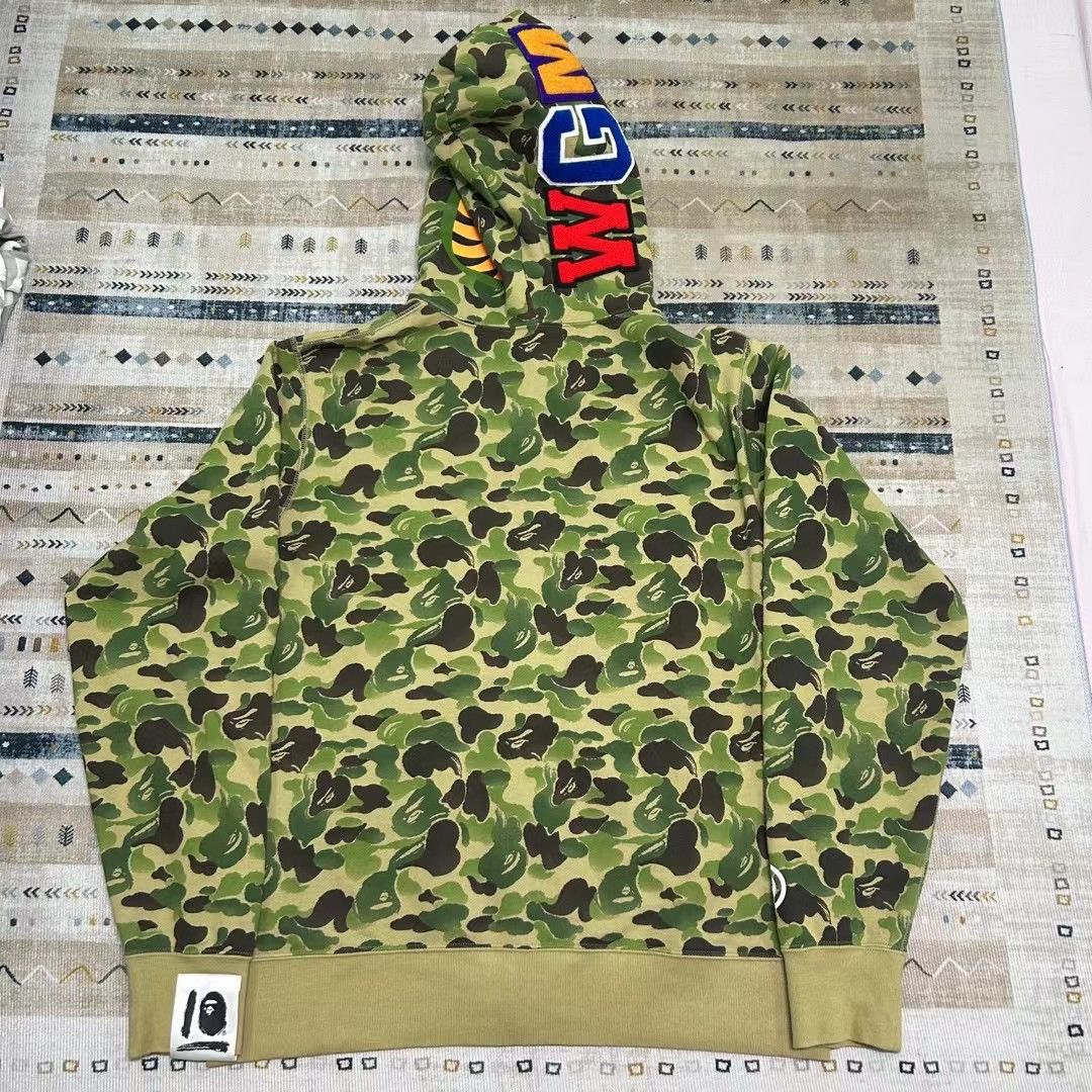 Bape BAPE CAMO SHARK FULL ZIP HOODIE Size US L / EU 52-54 / 3 - 8 Thumbnail