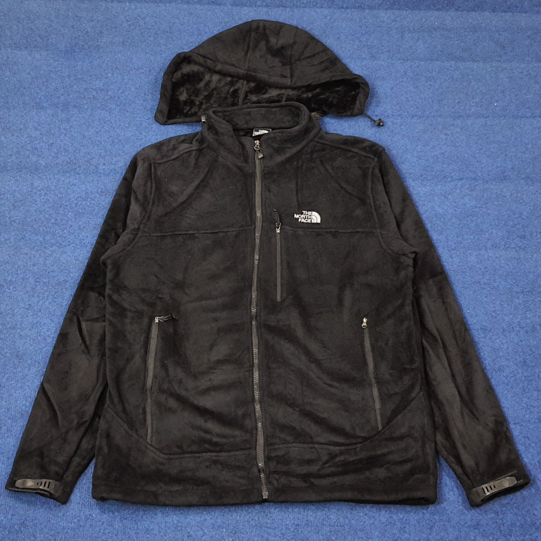 The North Face Vintage The North Face Velvet Zipper Hoodie C255N6 Size US L / EU 52-54 / 3 - 1 Thumbnail