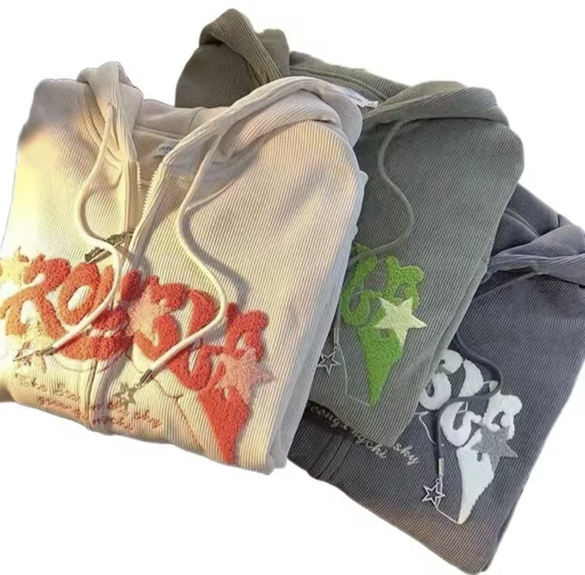Other Y2K Unisex Retro Embroidered Zip-Up Hoodie Jacket S to XXL Size S / US 4 / IT 40 - 1 Thumbnail