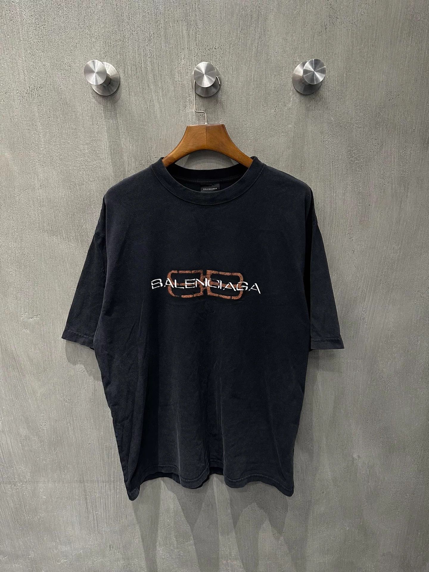 Balenciaga Balenciaga 25FW Double B T-shirt M New Size US M / EU 48-50 / 2 - 1 Thumbnail