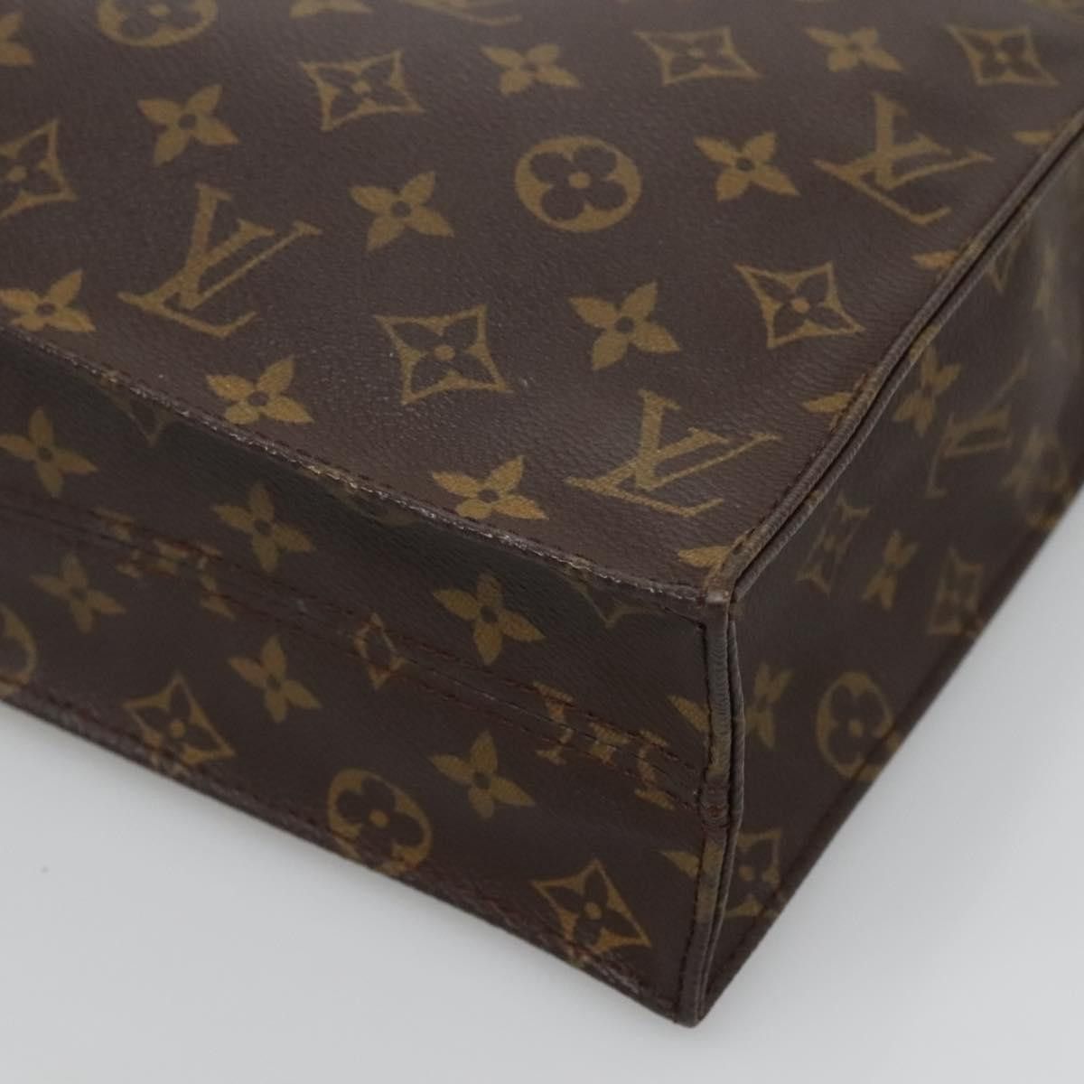 Louis Vuitton LOUIS VUITTON Monogram Sac Plat Hand Bag M51140 Size ONE SIZE - 9 Thumbnail