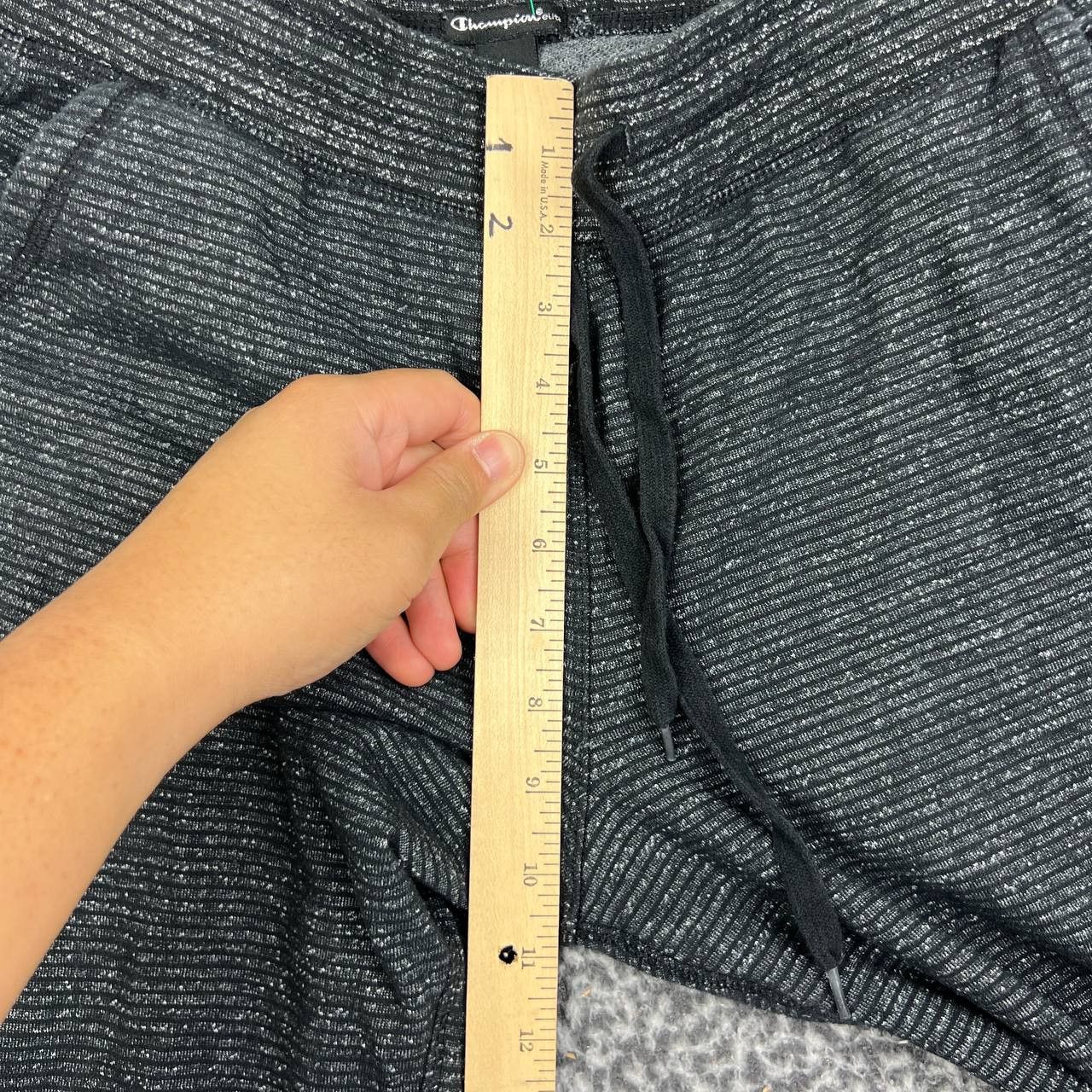 Champion Champion Jogger Sweatpants Women Large Black Gray Striped L Size 32" / US 10 / IT 46 - 6 Thumbnail