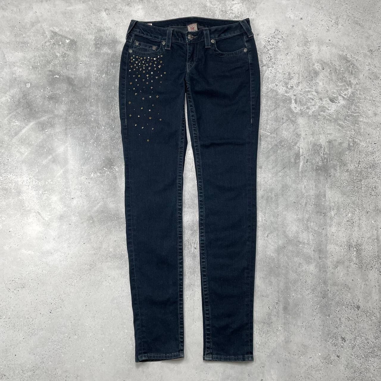 True Religion True Religion Stella Skinny Stars Jeans Women’s Blue Size 32 Size 32" / US 10 / IT 46 - 1 Thumbnail