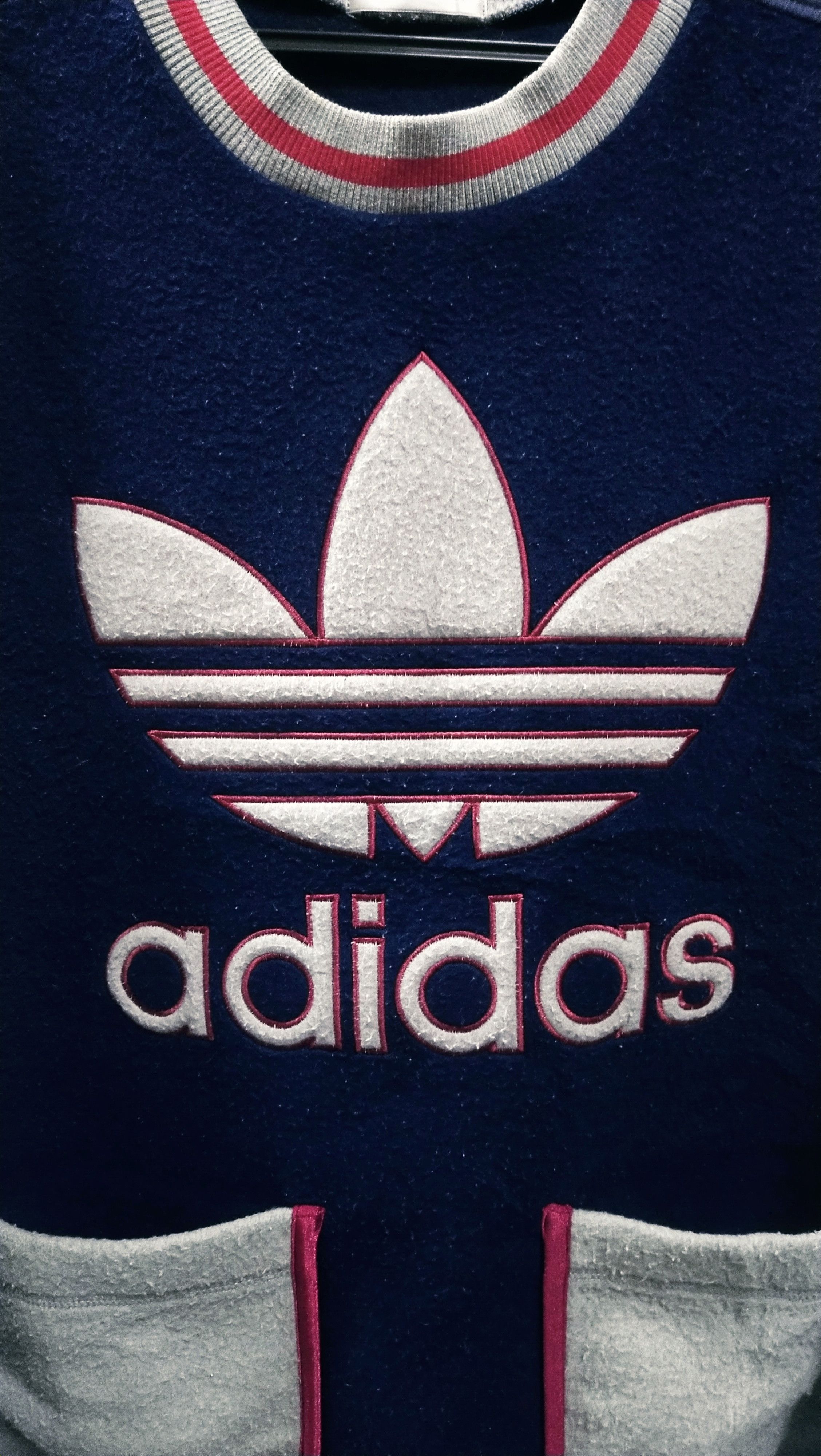Adidas × Descente 🔥 Rare Vintage Adidas x Descente Fleece Sweatshirt Size US L / EU 52-54 / 3 - 2 Thumbnail