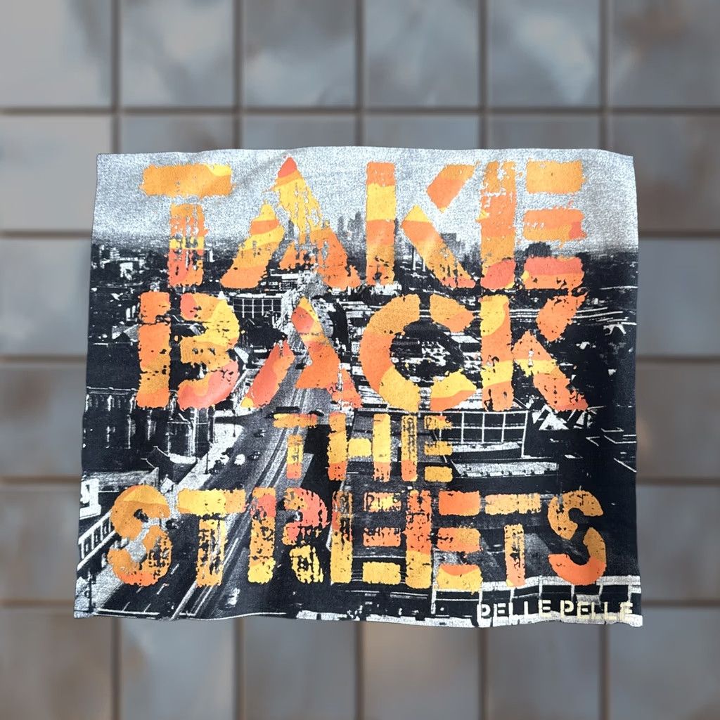 Pelle Pelle VINTAGE Pelle Pelle Long Sleeve Take Back The Streets Black Size 4XL Men’s Size US XXL / EU 58 / 5 - 1 Thumbnail