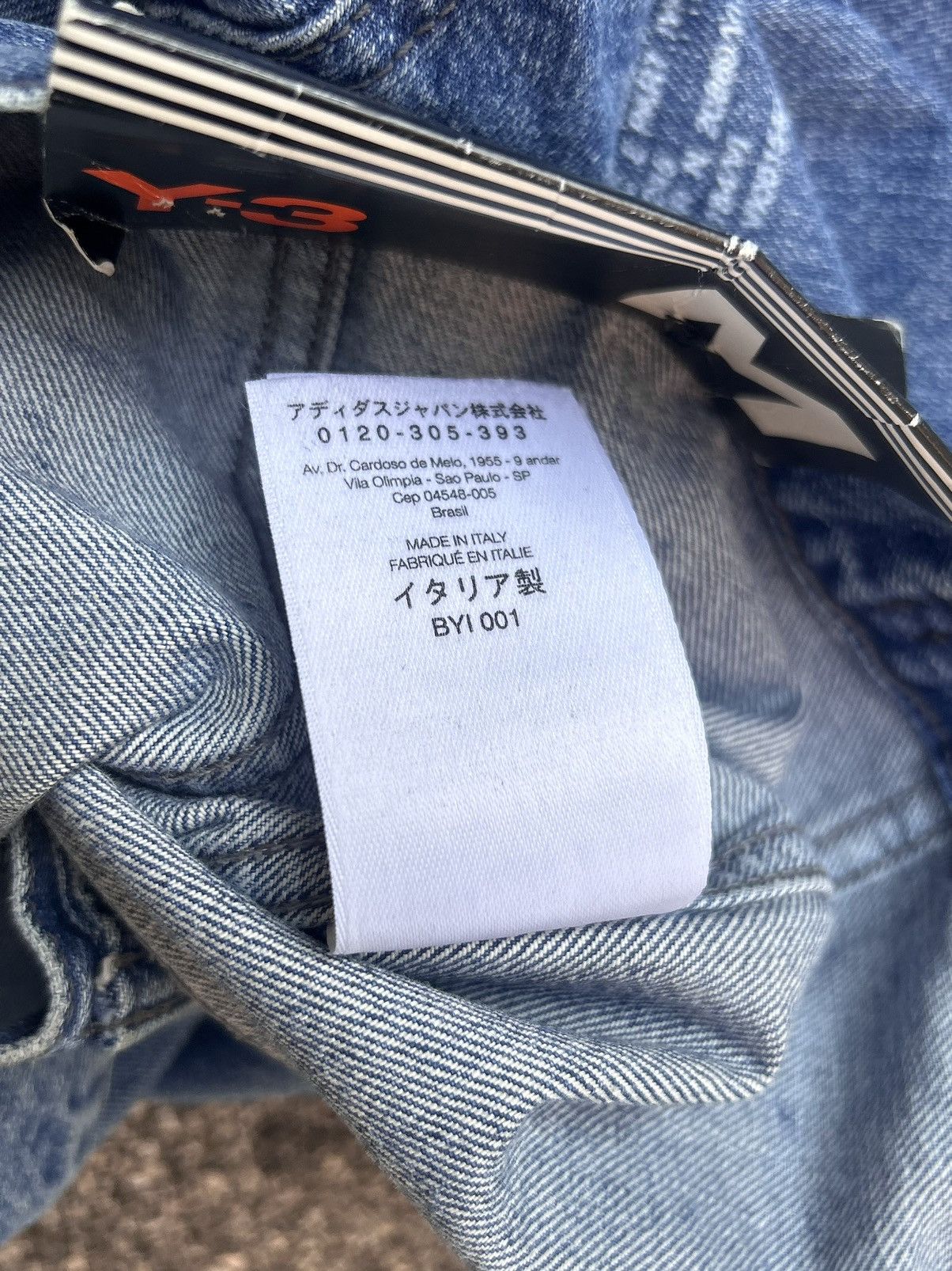 Yohji Yamamoto Sample Y-3 adidas Yohji Yamamoto vintage denim jacket Size US M / EU 48-50 / 2 - 15 Thumbnail