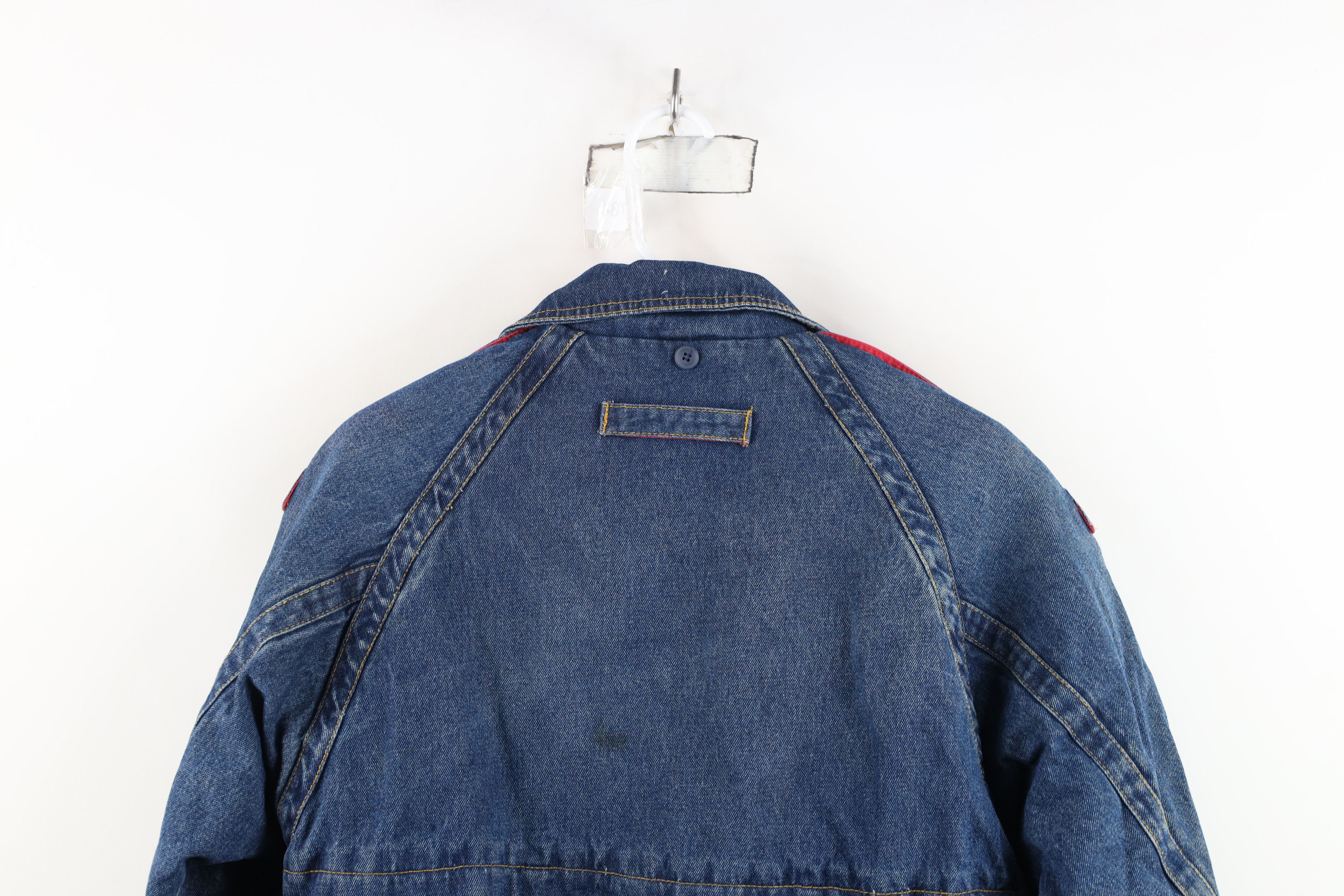 Vintage Vintage 80s 90s Streetwear Flannel Lined Denim Jean Jacket Size L / US 10 / IT 46 - 17 Thumbnail
