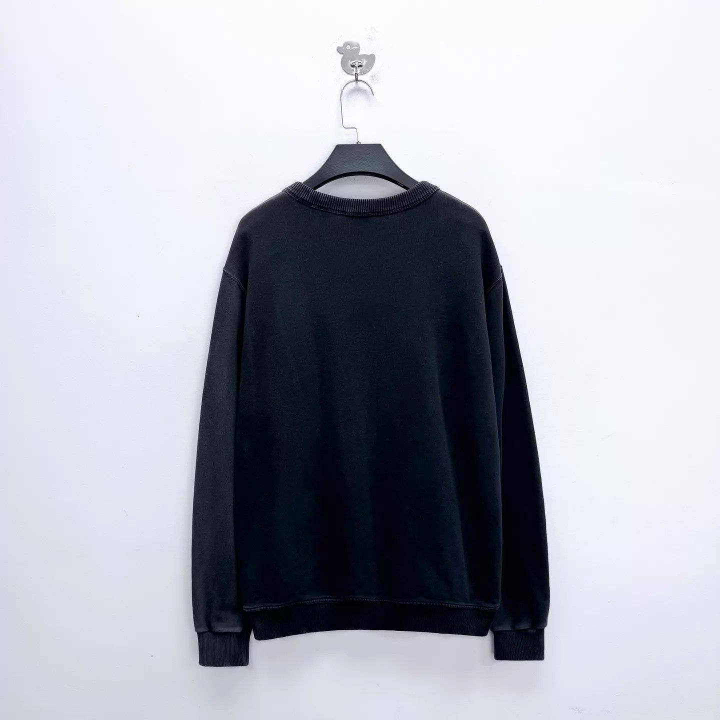 Burberry Burberry Washed Black Check Wheat Logo Sweatshirt Unisex S Size US S / EU 44-46 / 1 - 2 Thumbnail