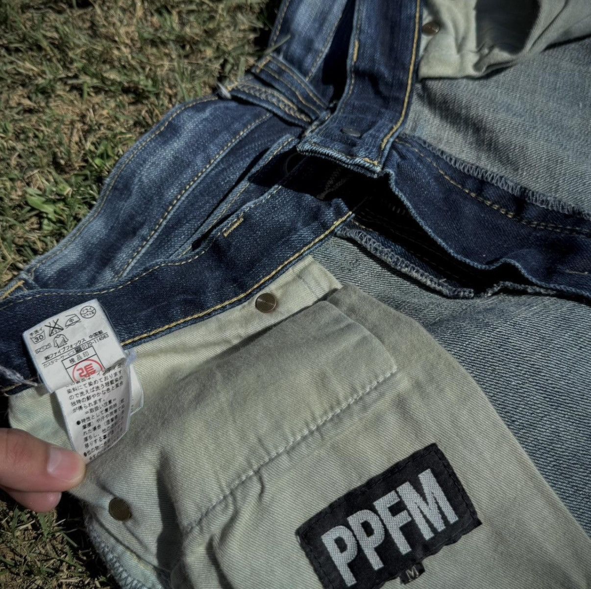 PPFM PPFM double waist zipper denim Size US 32 / EU 48 - 3 Thumbnail