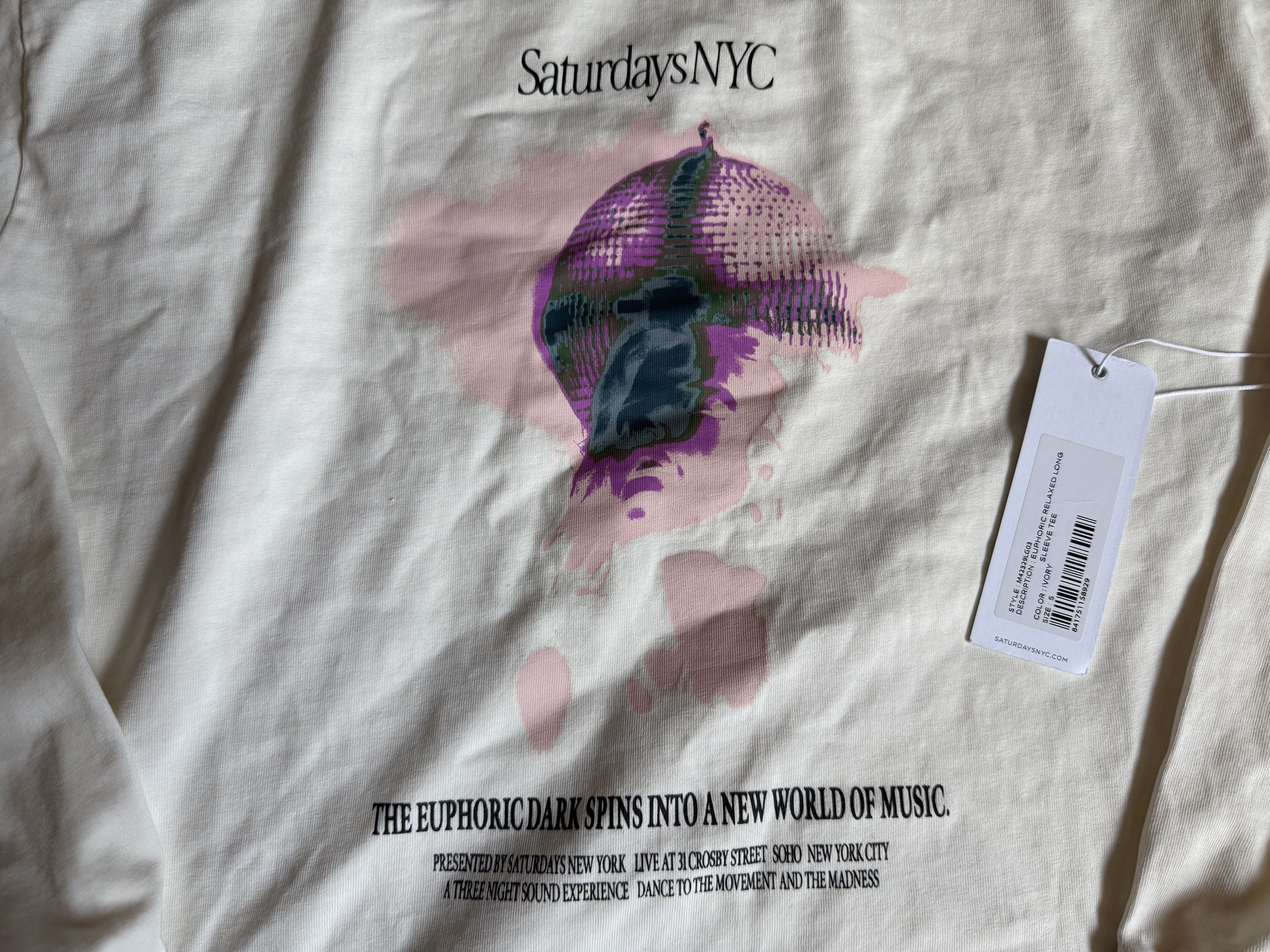 Saturdays NYC Saturdays NYC Relaxed fit L/S Tee Shirt SMALL $78 Size US S / EU 44-46 / 1 - 4 Thumbnail