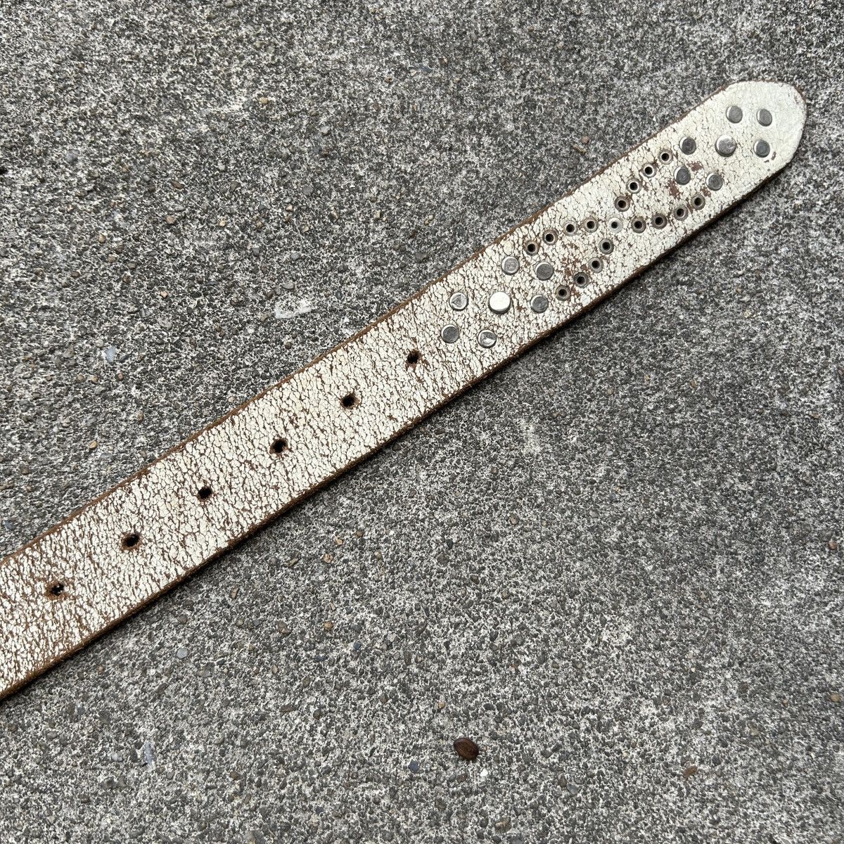 Vintage Vintage studded leather belt (Kapital Style) Size ONE SIZE - 13 Thumbnail