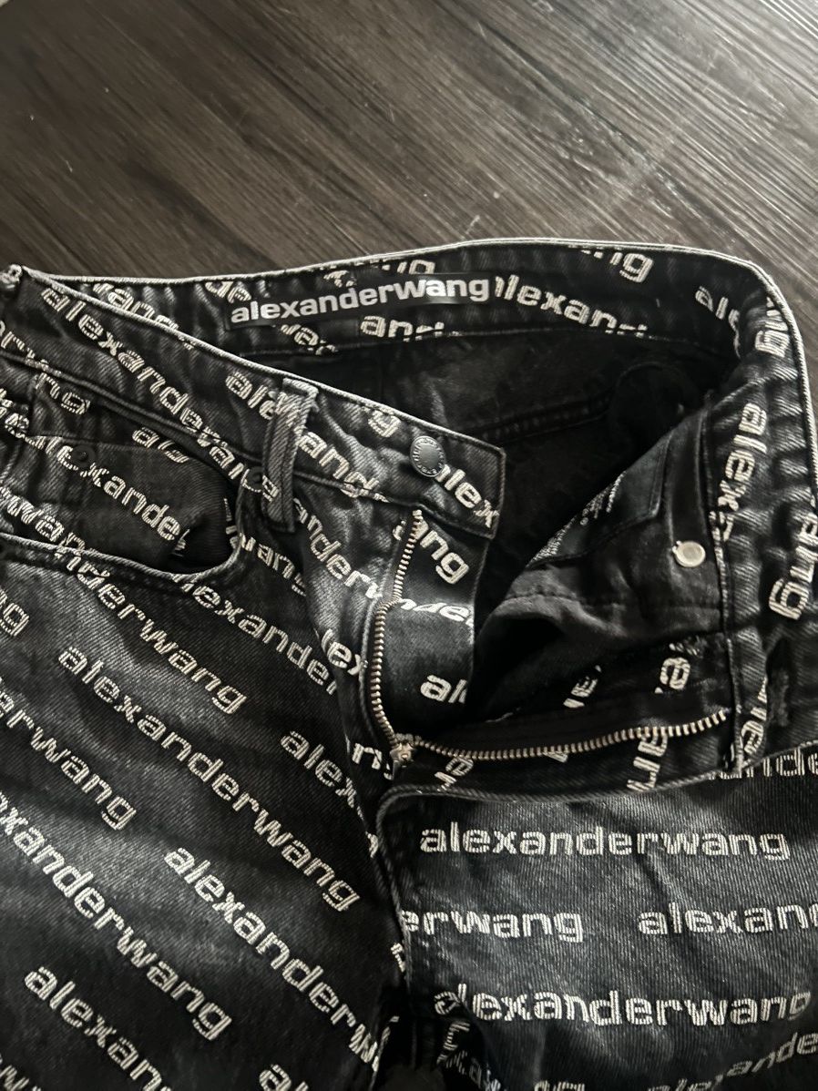 Alexander Wang Alexander wang logo printed jeans Size 24" / US 00 / IT 34 - 4 Thumbnail