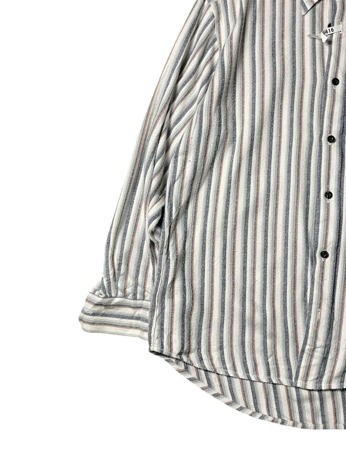 Fila × Japanese Brand × Vintage Vintage FILA Striped Button Up Shirts (95) Size US L / EU 52-54 / 3 - 4 Thumbnail