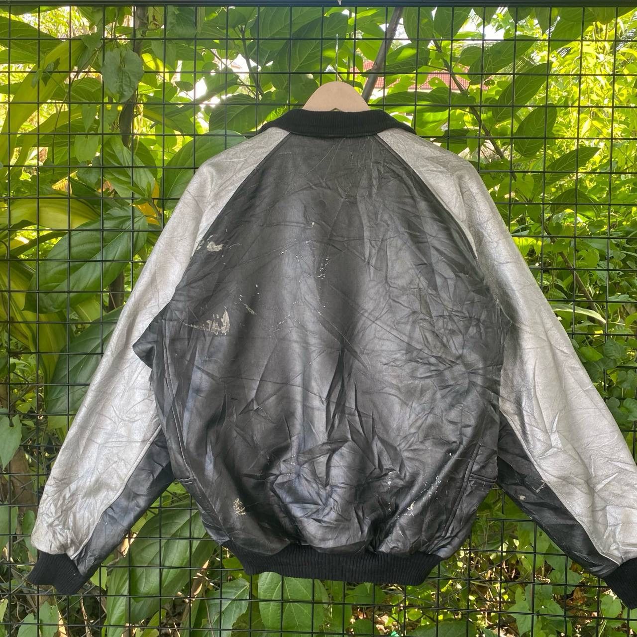 Japanese Brand × Mizuno Vintage Mizuno OverSize Pu Leather Varsity Jacket Size US XL / EU 56 / 4 - 10 Thumbnail