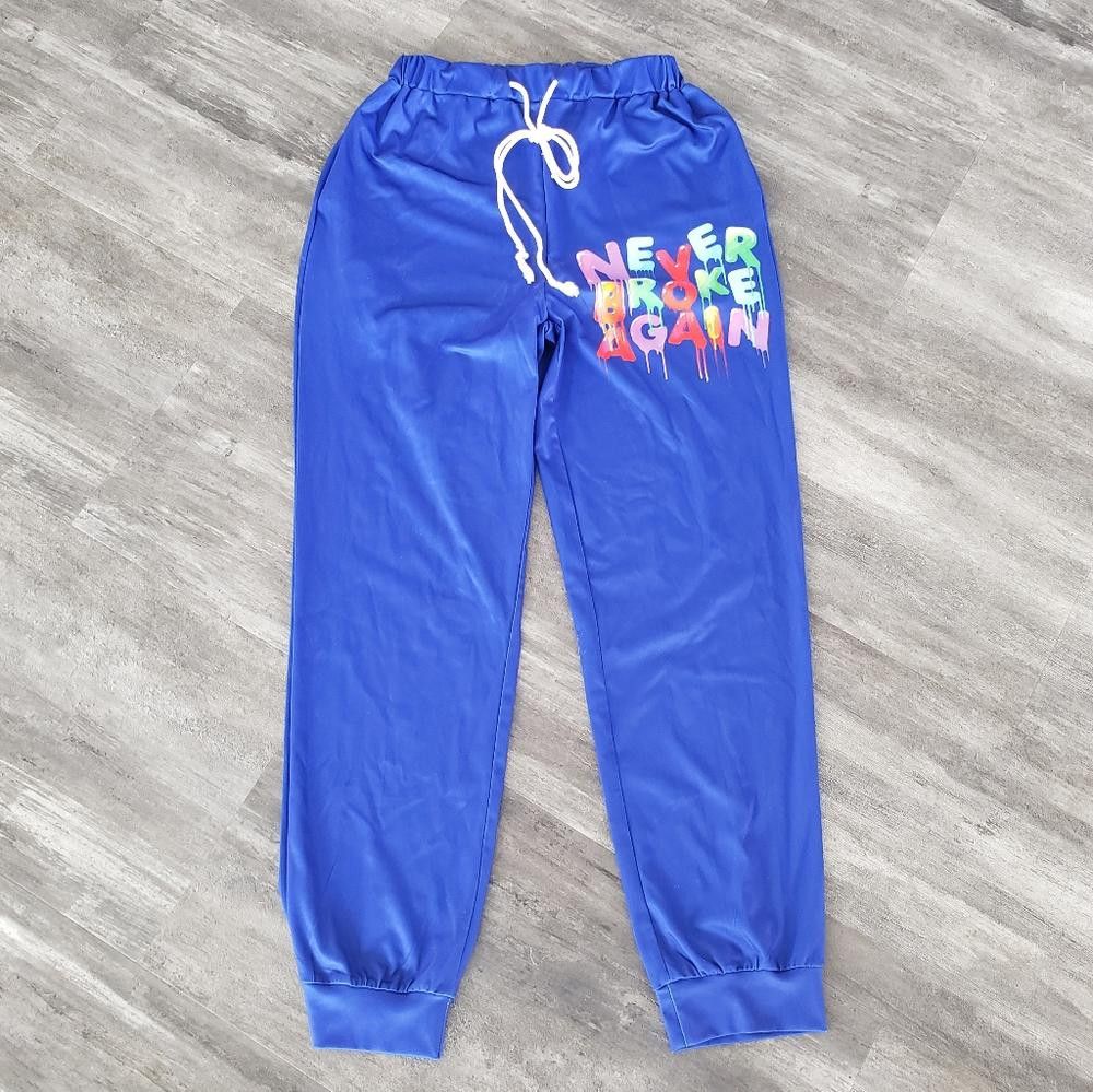 Designer Never Broke Again | YoungBoy | Sweat Suit Bottoms Size 28" / US 6 / IT 42 - 1 Thumbnail