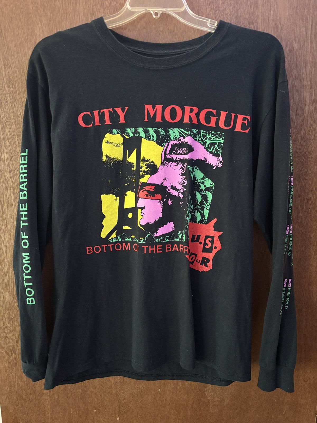 Band Tees City morgue bottom of the barrel 2021 longsleeve large Size US L / EU 52-54 / 3 - 1 Thumbnail
