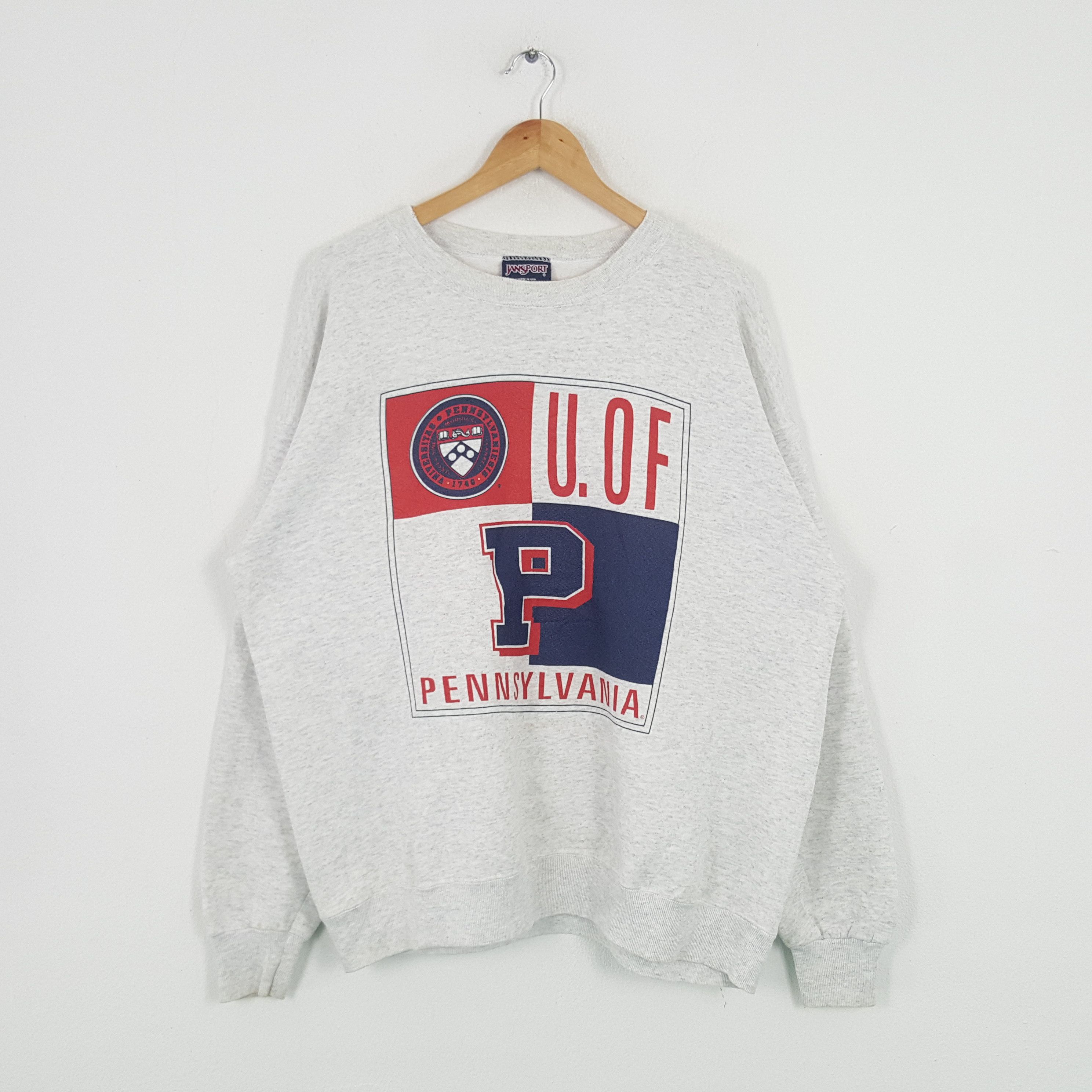 Jansport × Vintage Vintage University of Pennsylvania Promo Sweatshirt Size US XL / EU 56 / 4 - 1 Thumbnail