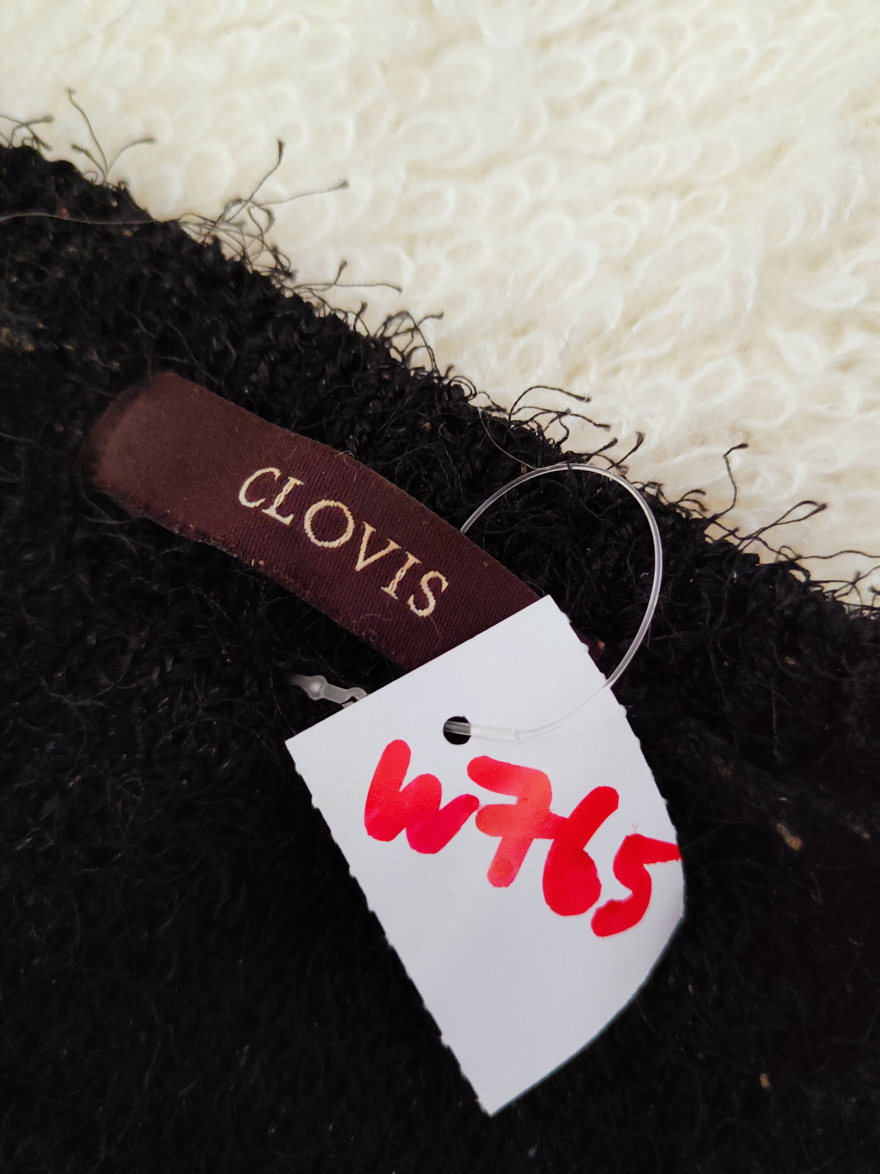 Japanese Brand × Vintage Clovis Black Shag Shaggy Fur Mohair Knitwear #W765 Size XS / US 0-2 / IT 36-38 - 12 Thumbnail